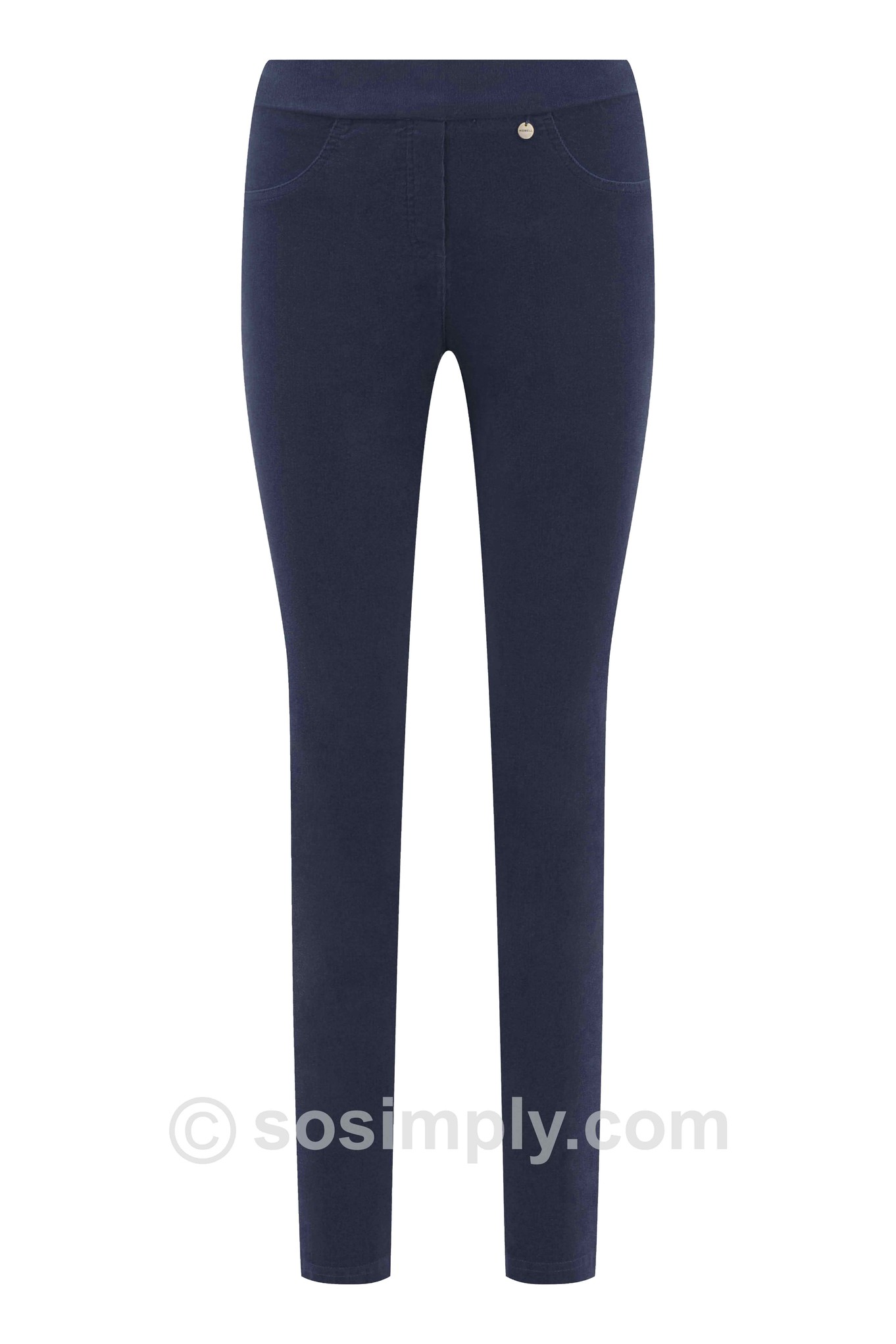 Robell Rose F/L Needlecord French Blue 68