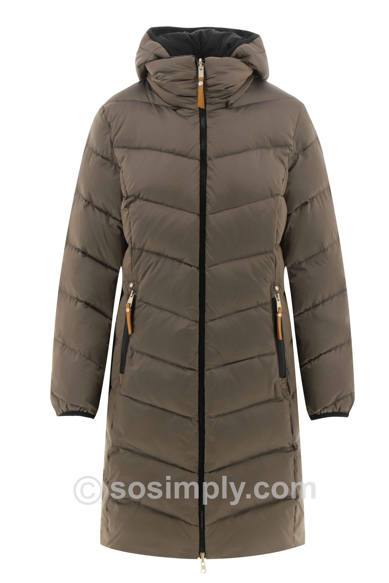 Frandsen Carina Reversible Quilted Down Jacket