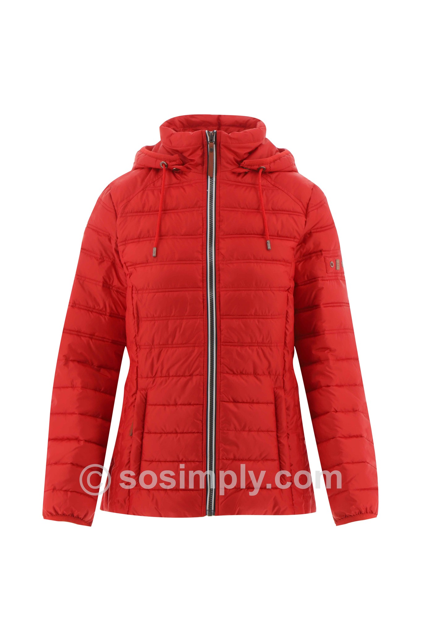 Frandsen Kristinn Hooded Down Jacket Red 40