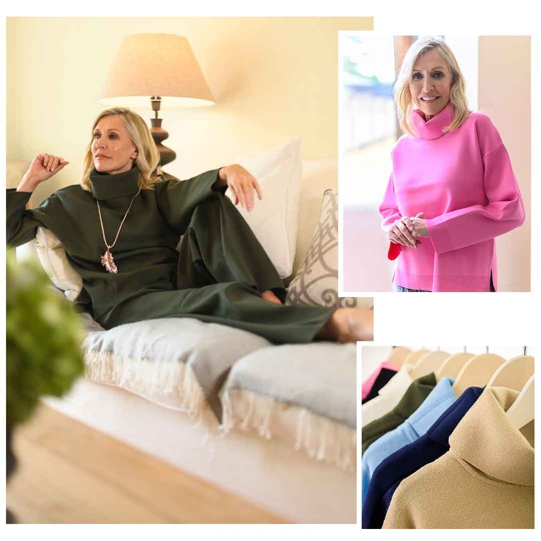 Gomaye Knitted Loungewear for Autumn-winter in a range of colours