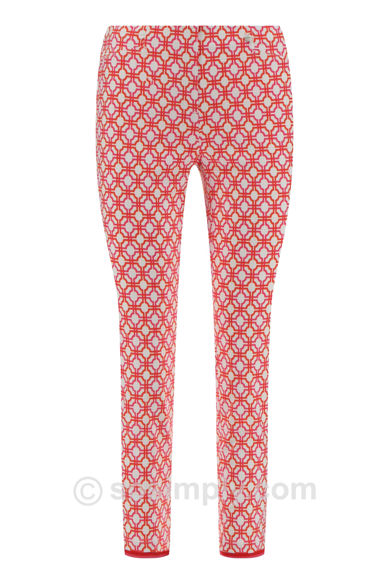 Robell Rose 09 Geo Maze Coral 33