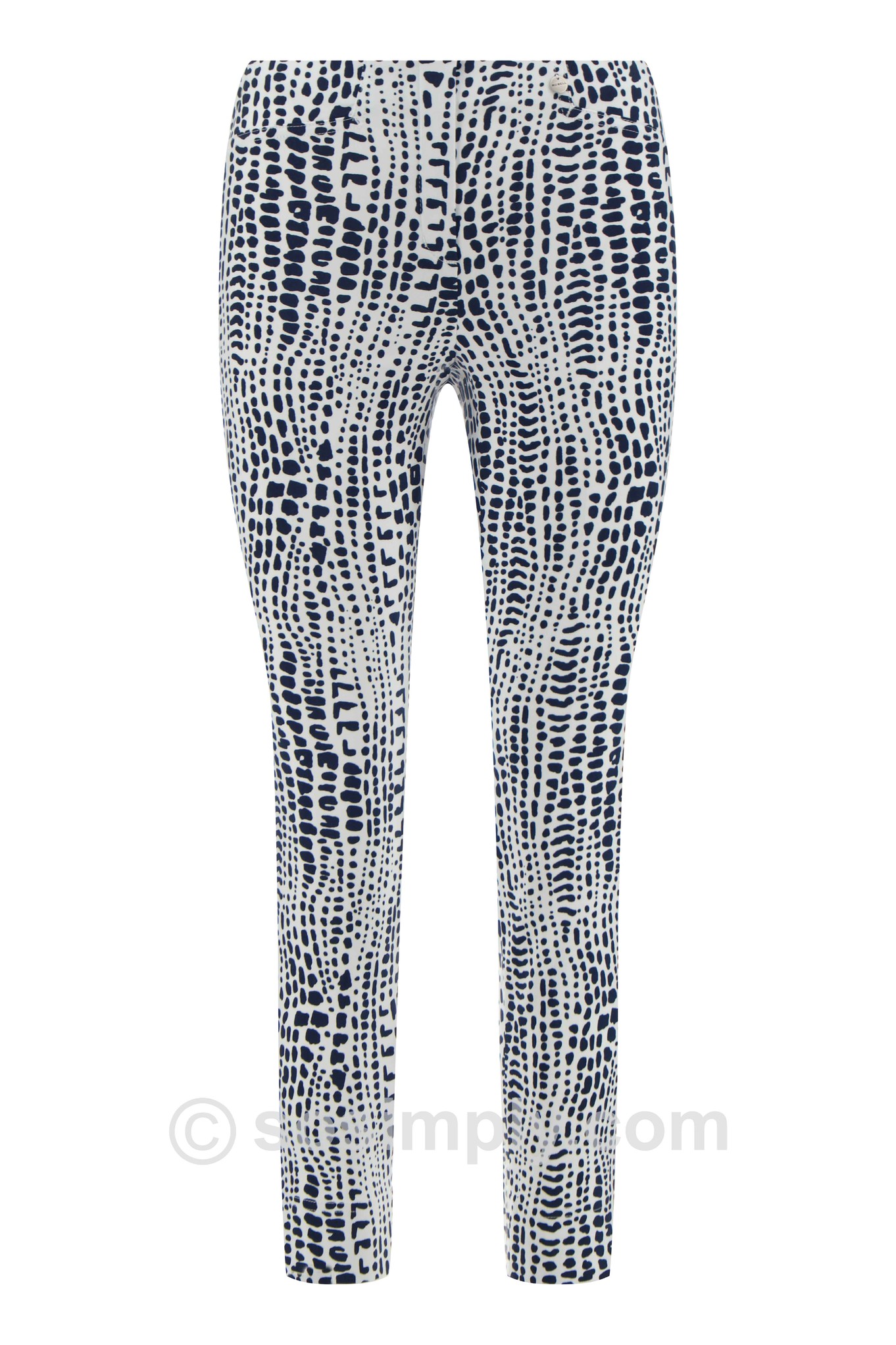 Robell Rose 09 Abstract Animal Print White 10