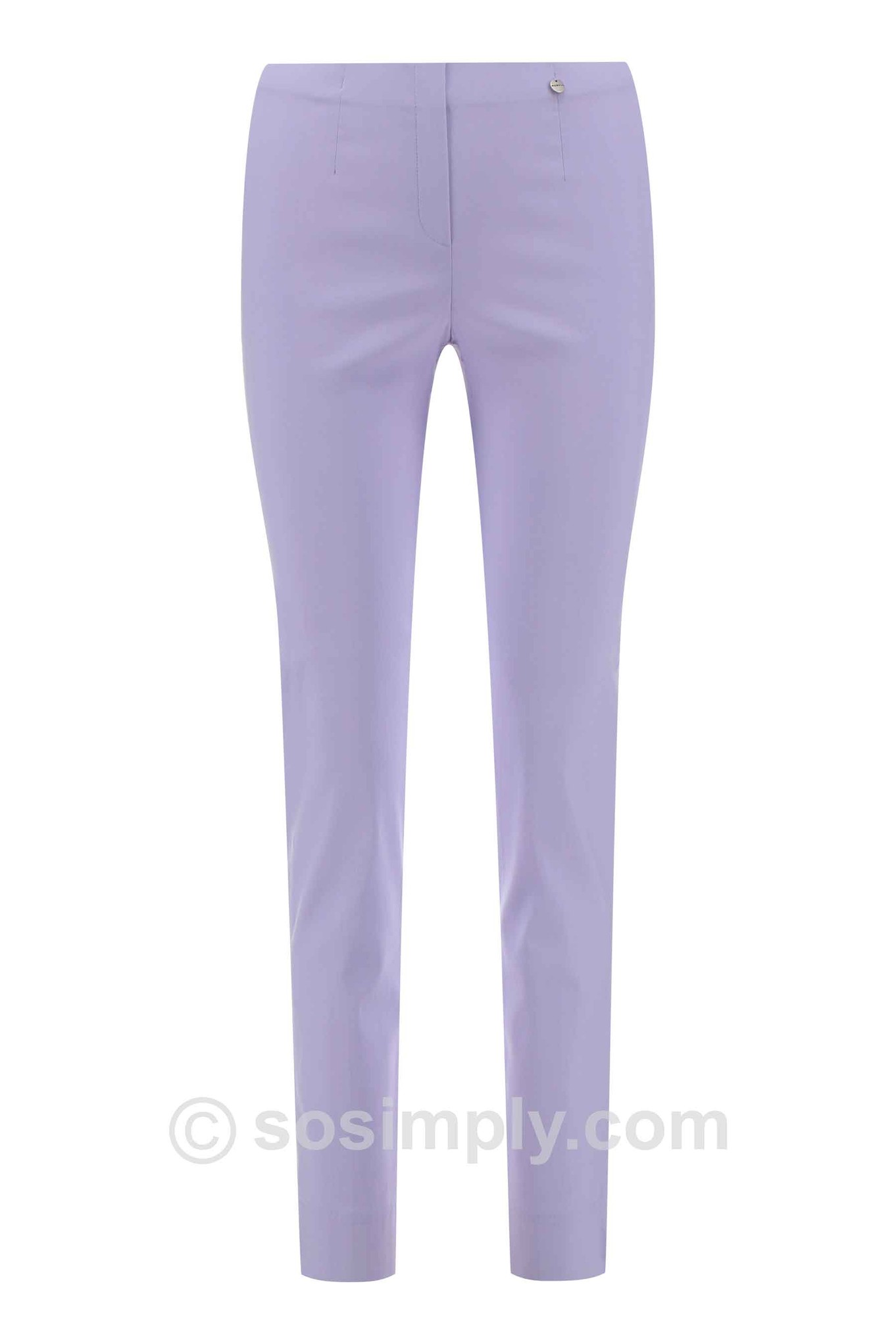Robell Marie Petite Trousers Soft Lavender 52