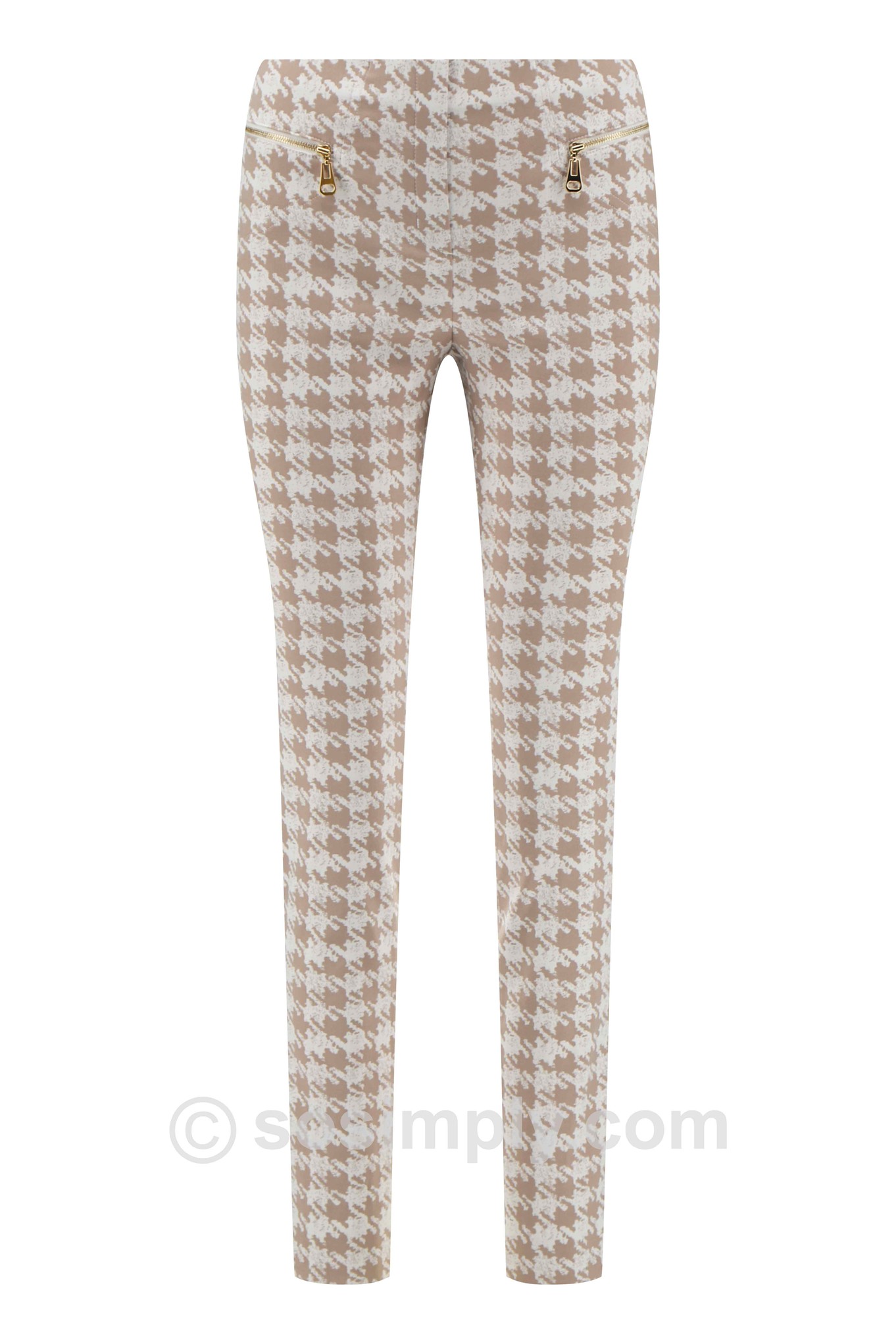 Robell Mimi Decadent Houndstooth Trouser