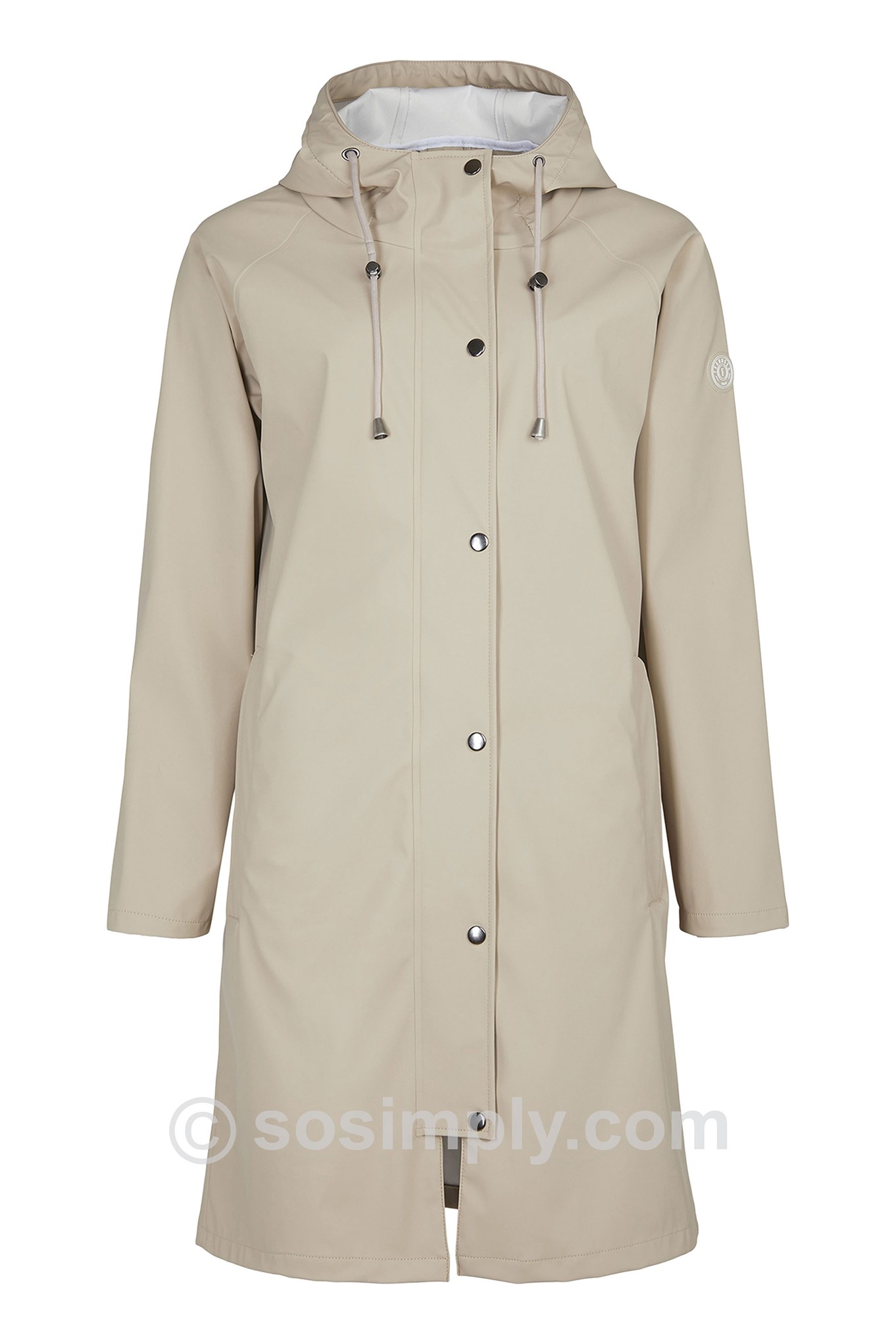 Frandsen Millie Lightweight Rain Jacket Warm Sand 15