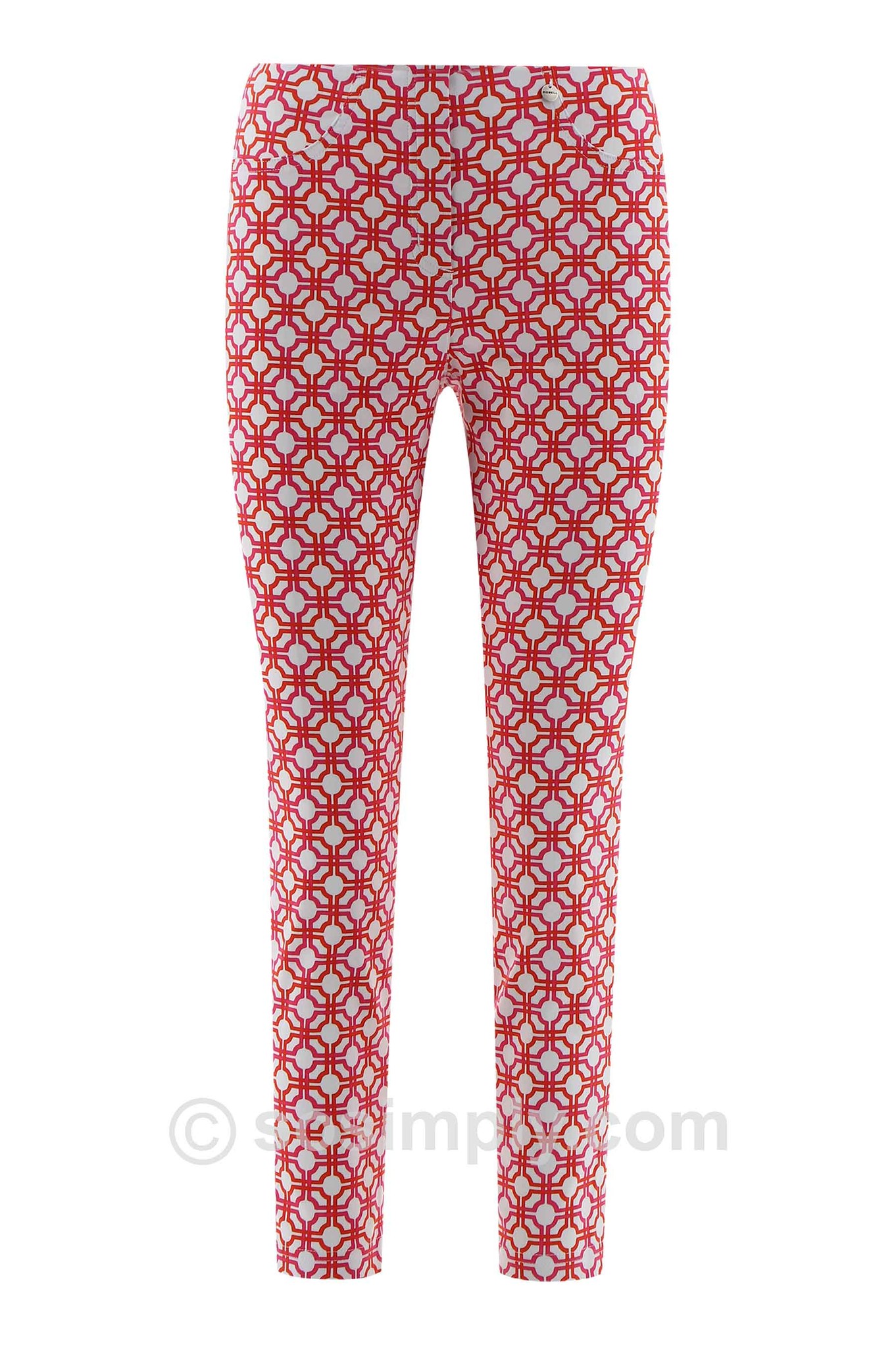 Robell Bella 09 Geo Maze Coral 33