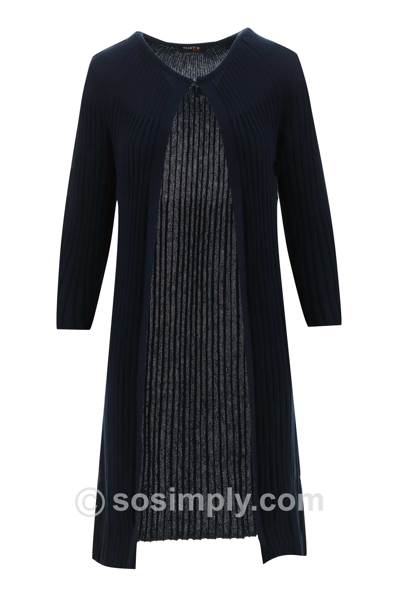 That's Me Sibylle Long Ribbed Cardigan