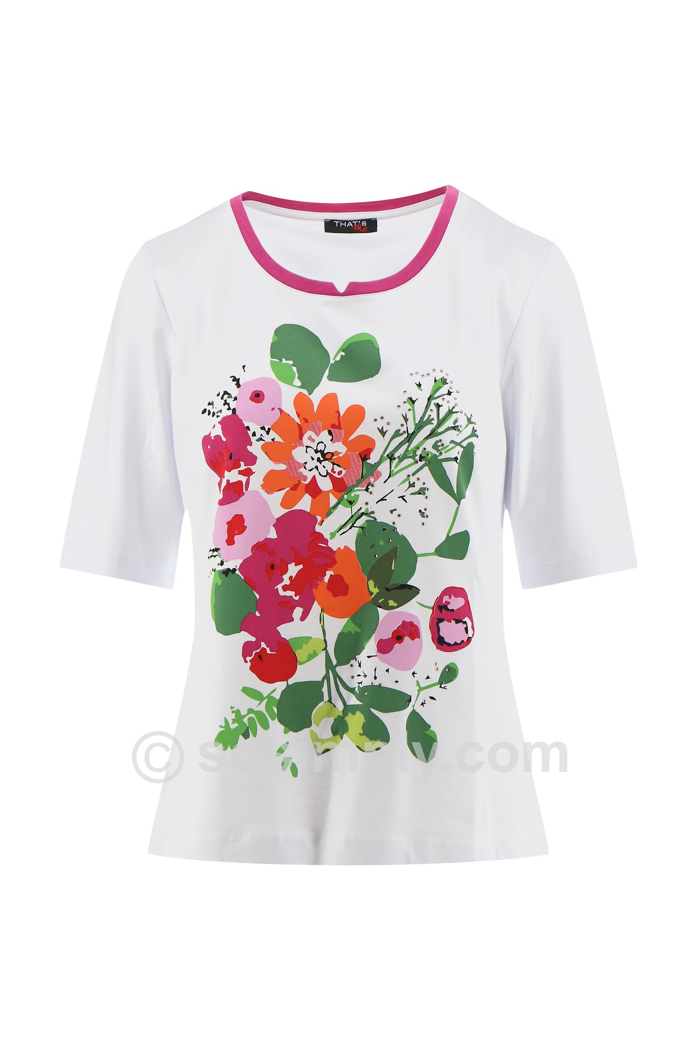 Thats Me Celina Floral Printed T Shirt