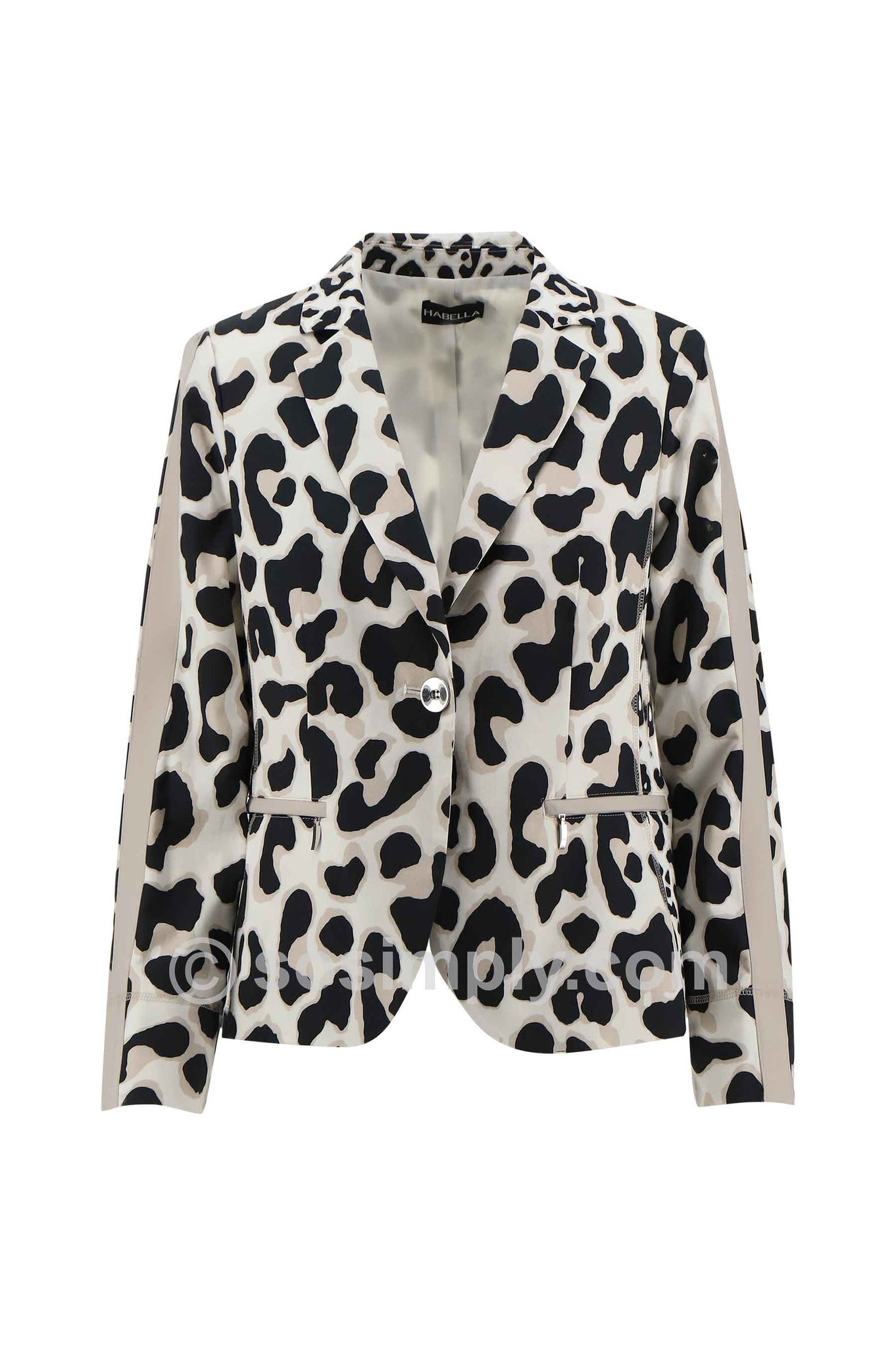 Habella Leopard Blazer Jacket