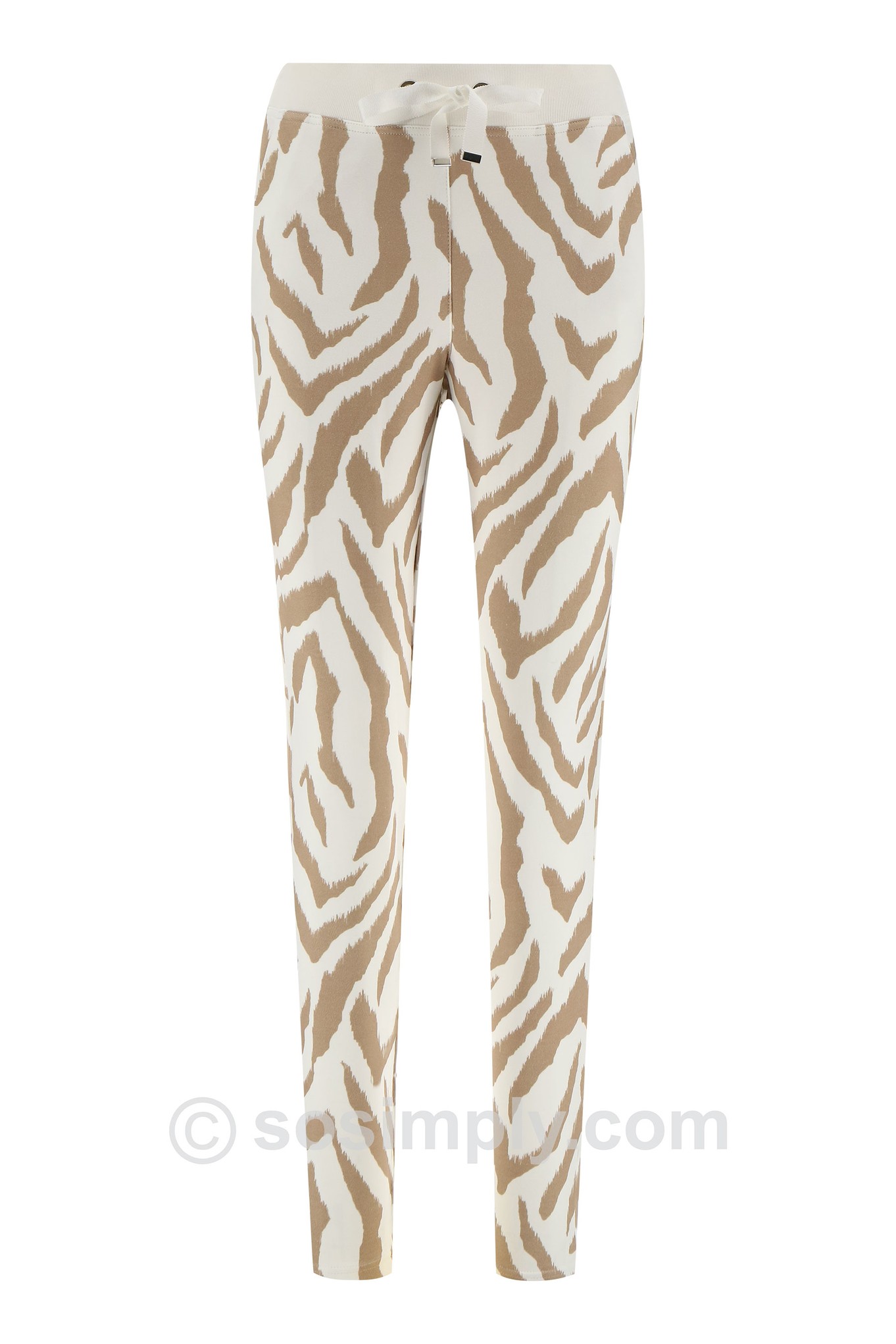 I'cona Luxe Zebra Jogger Pants 
