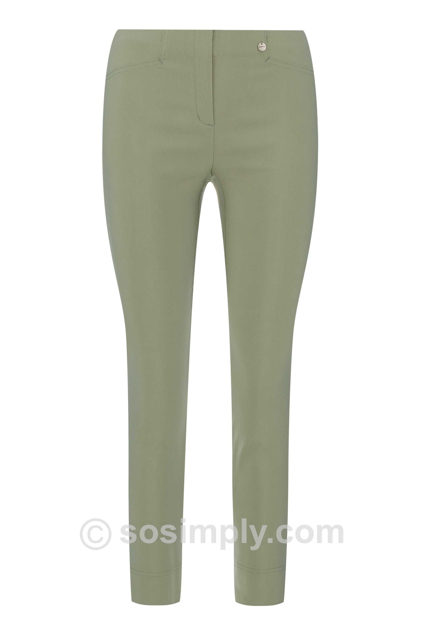 Robell Rose 09 Ankle Grazer Khaki Green 860