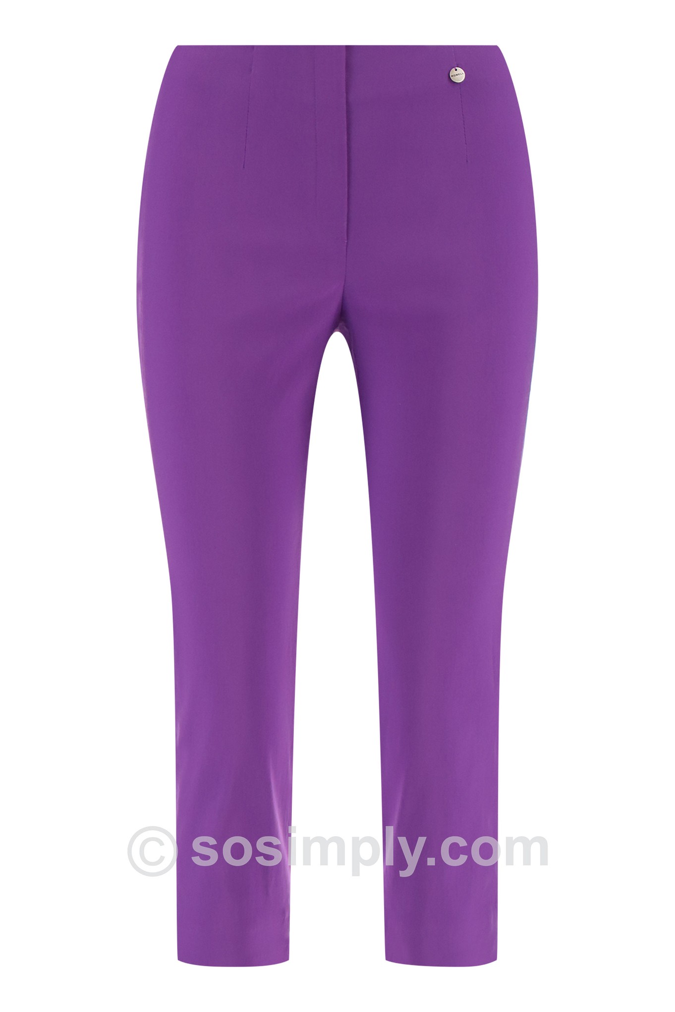 Robell Marie 07 Eyelet Crop  Pansy 51