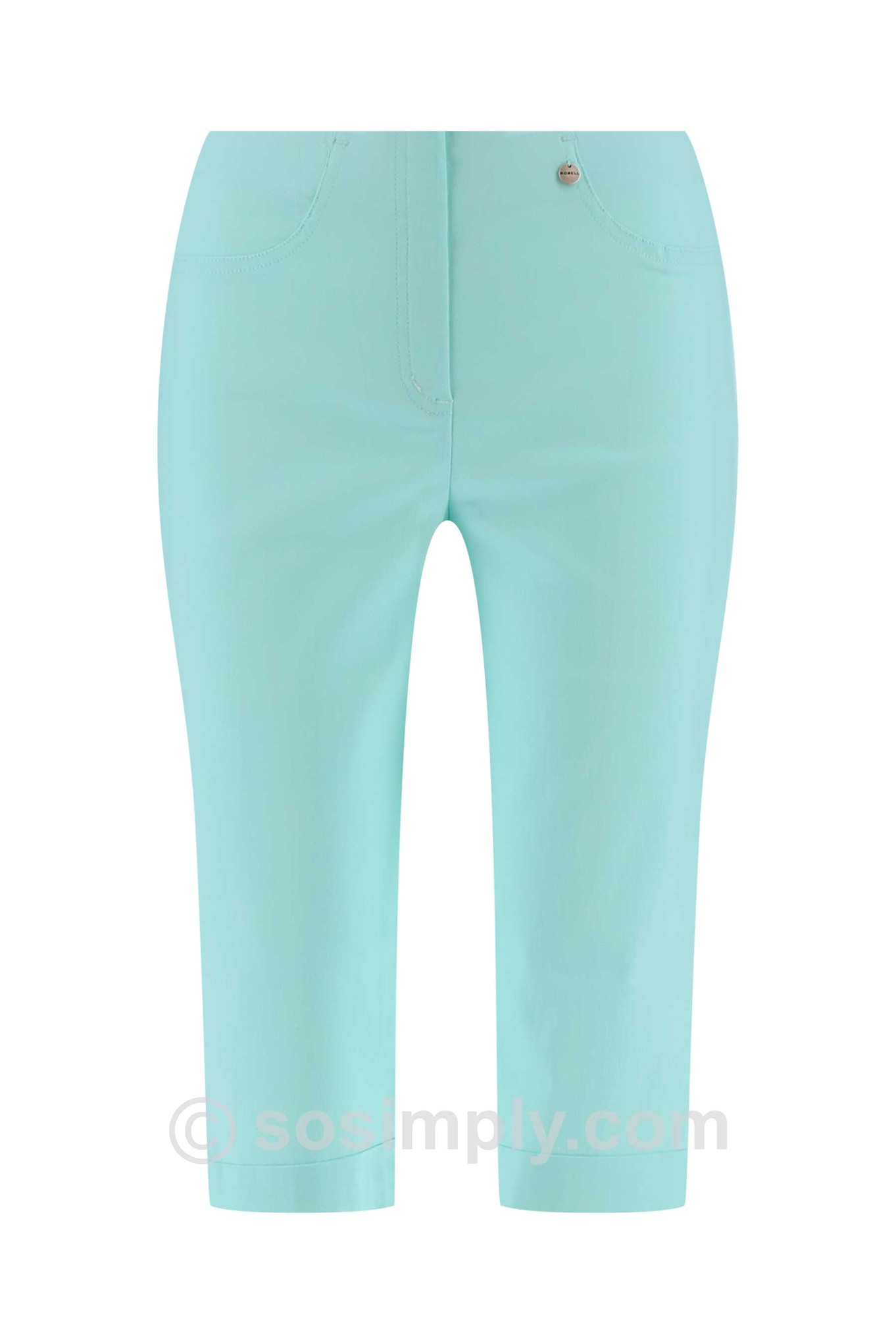 Robell Bella 05 Shorts Ice Mint 842