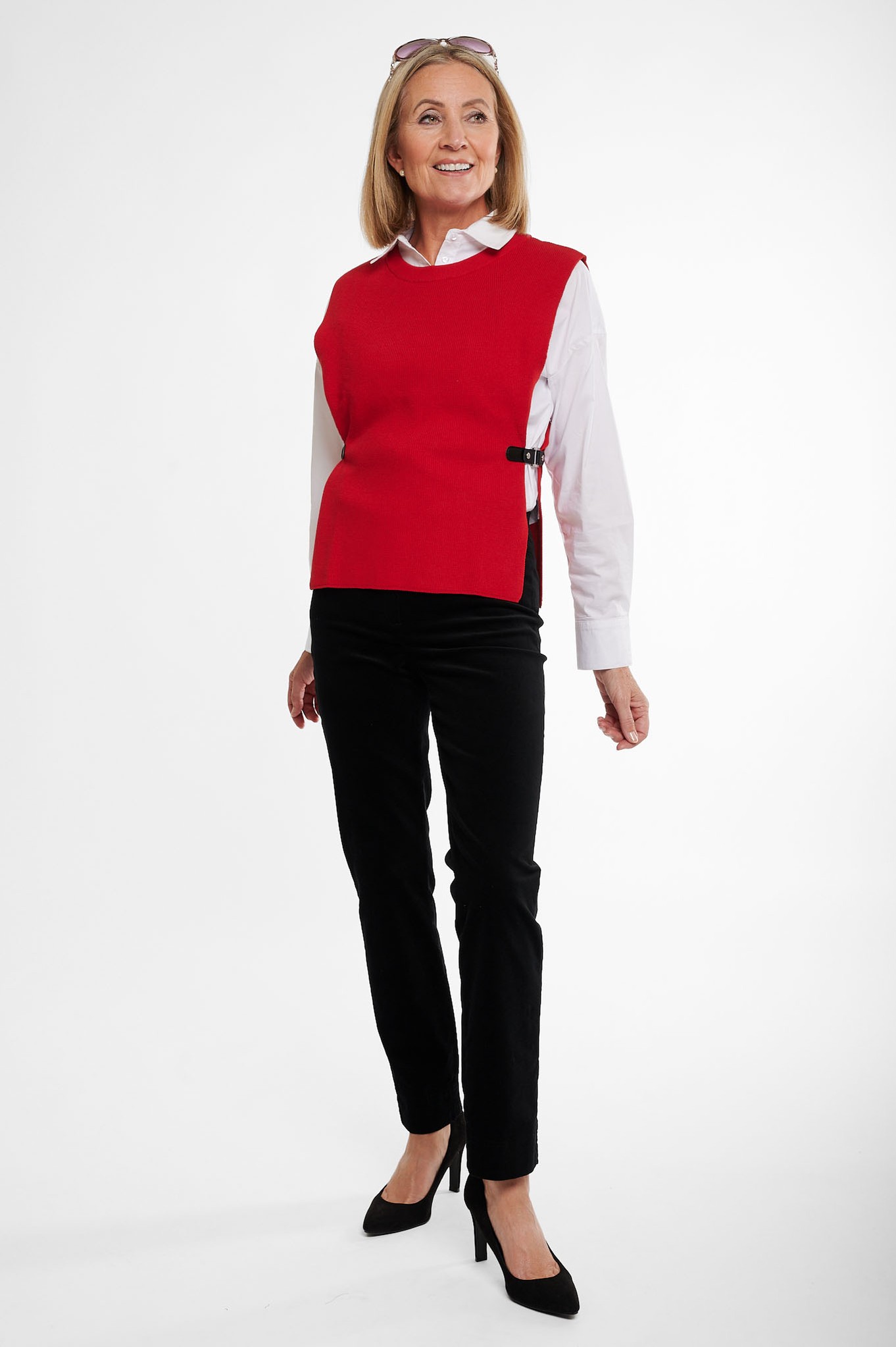 That's Me Ramona Tabard Top Red 40