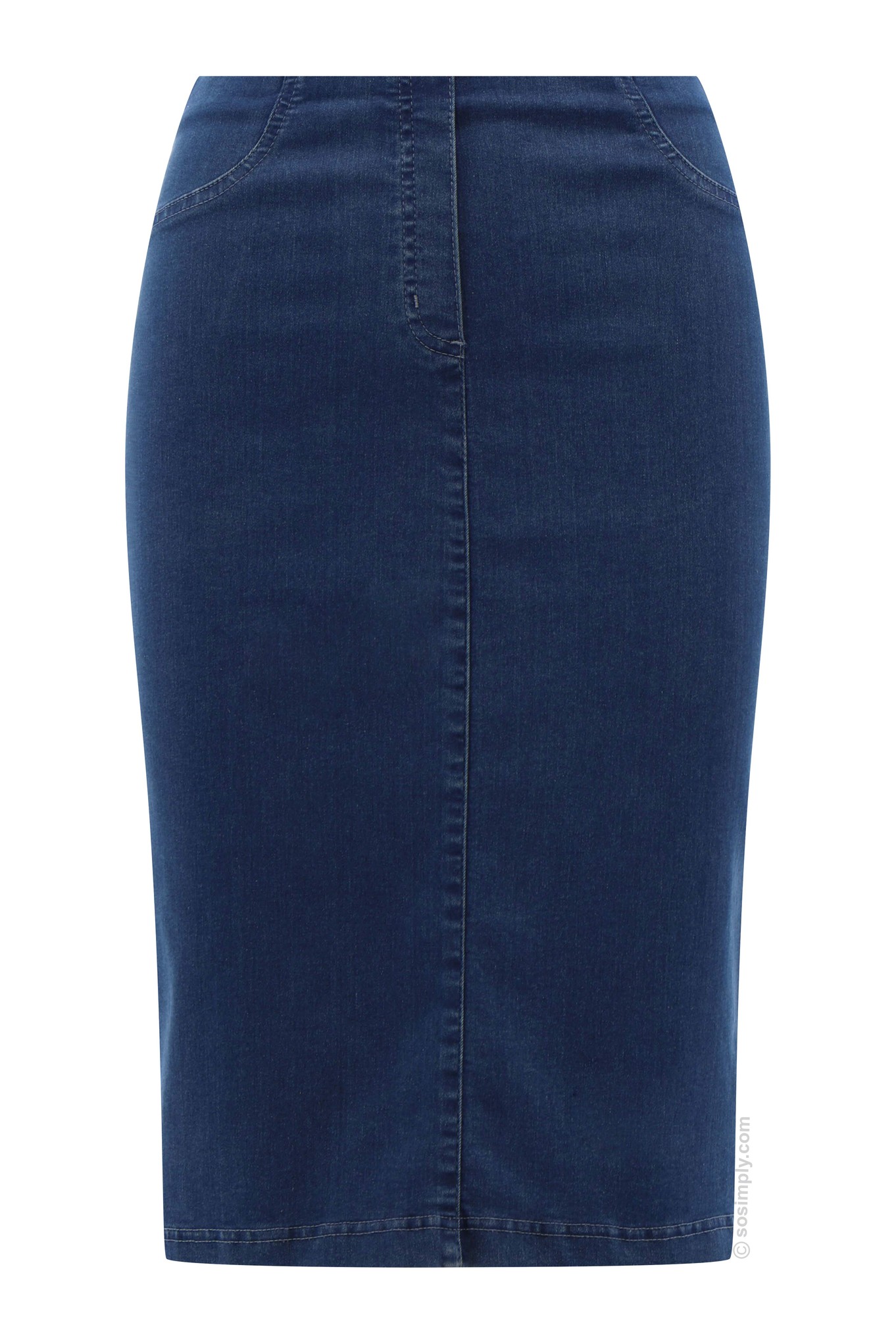 Robell Maraike Stretch Denim Skirt Natural Denim 64