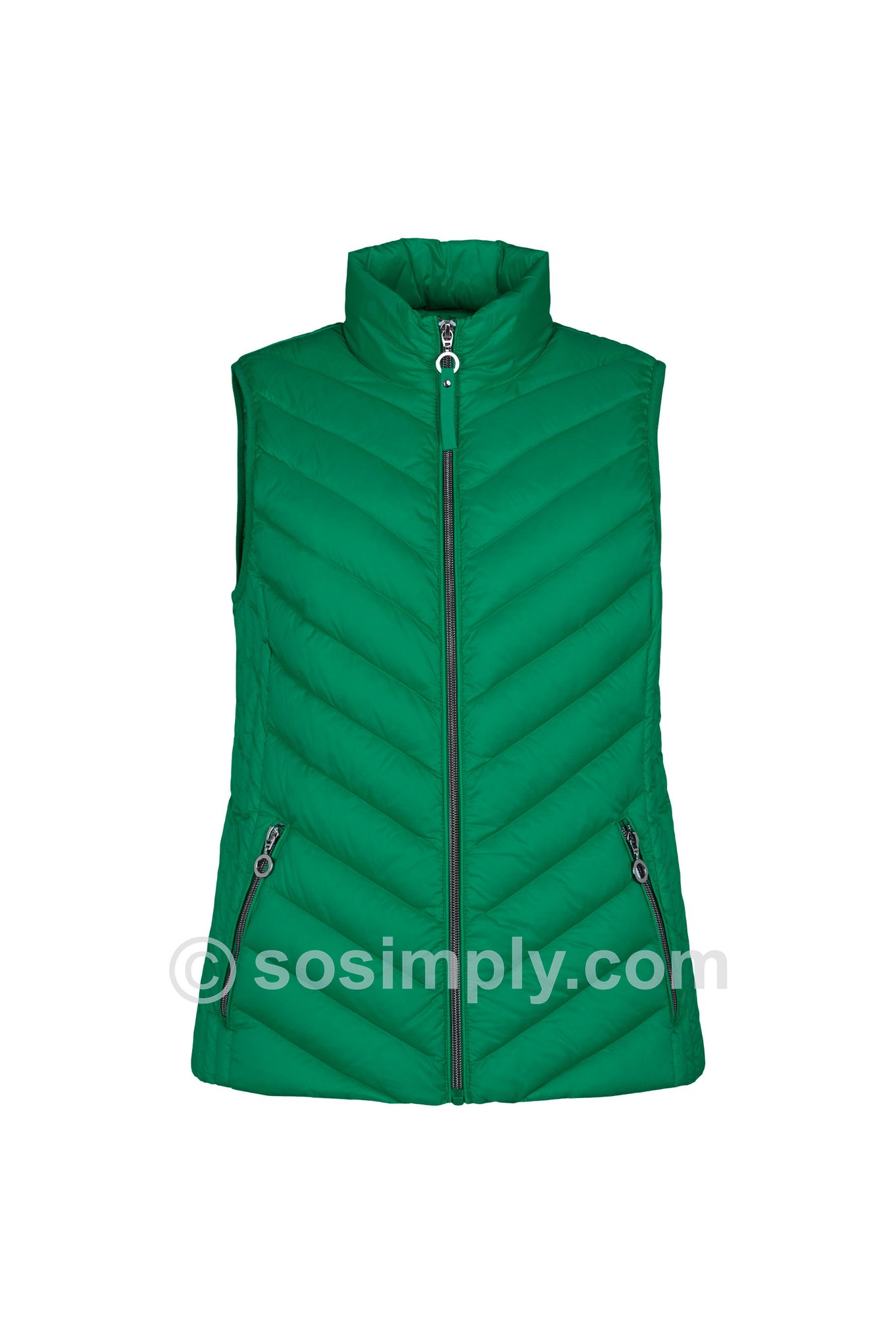 Frandsen Jensine Down Gilet Emerald Green 80