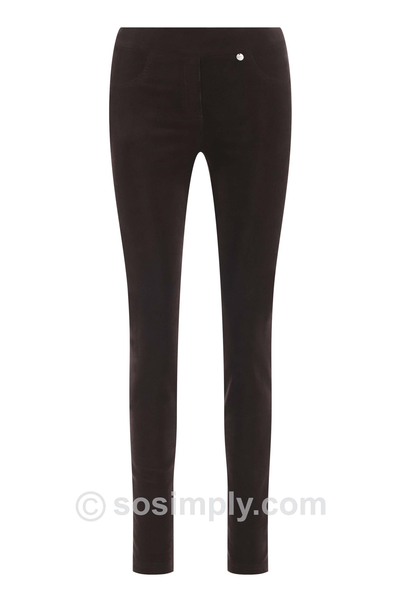 Robell Rose F/L Needlecord Brown 38-9