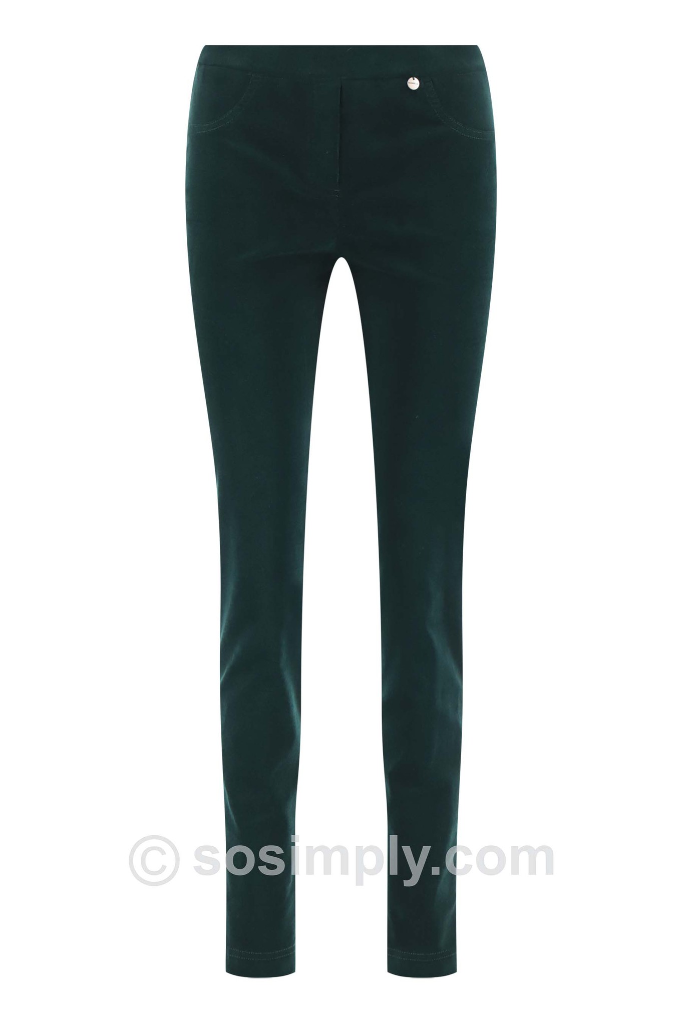 Robell Rose F/L Needlecord Green 89