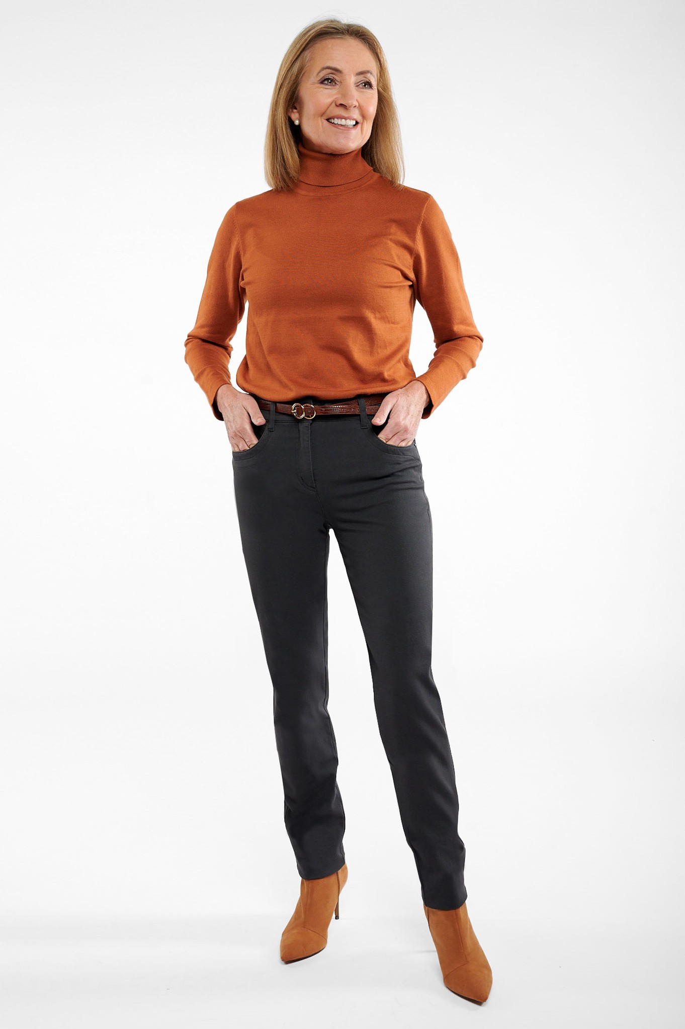 Robell Sonja Denim Jean Charcoal 99