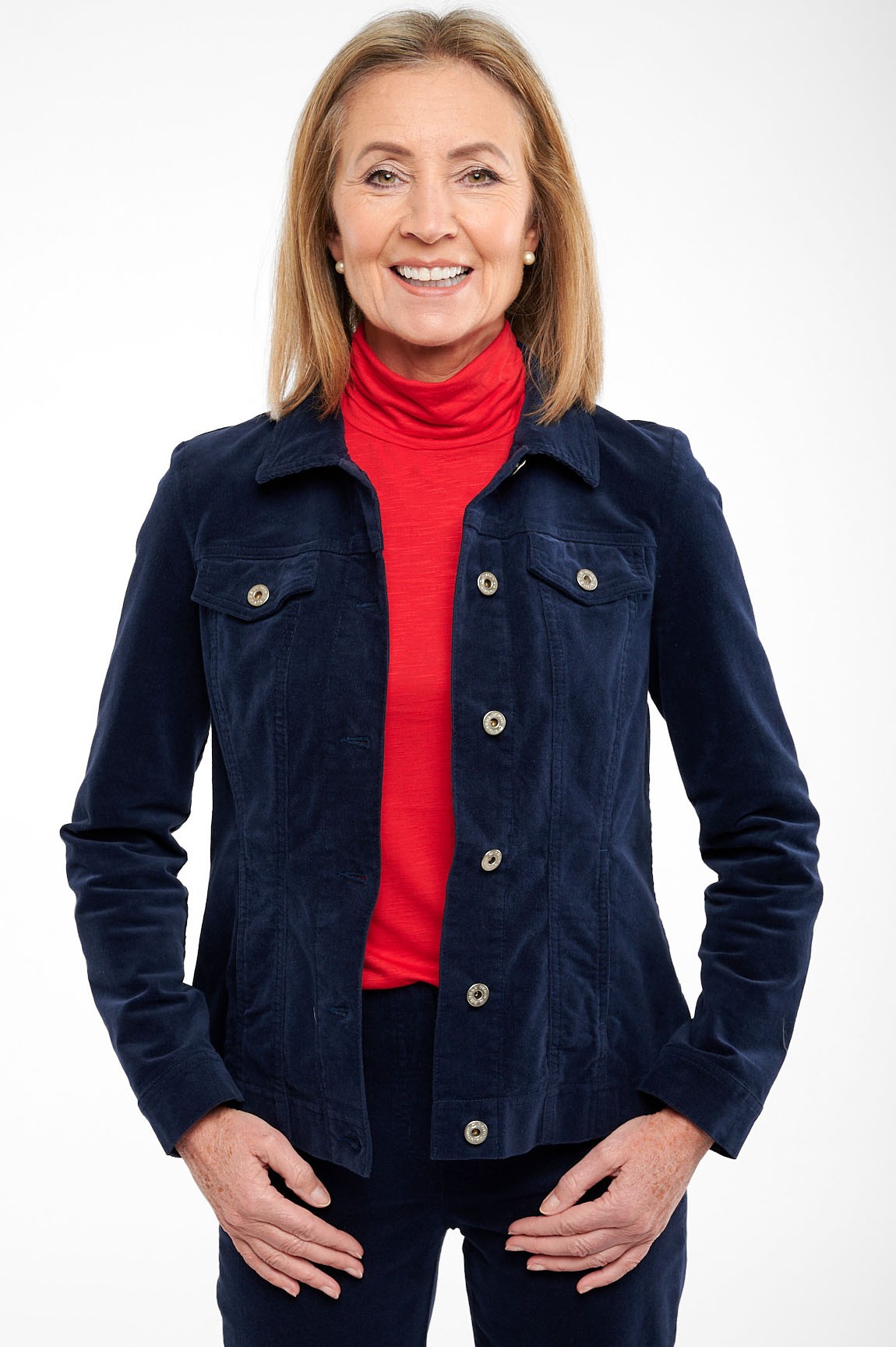 Robell Needlecord Happy Jacket French Blue 68