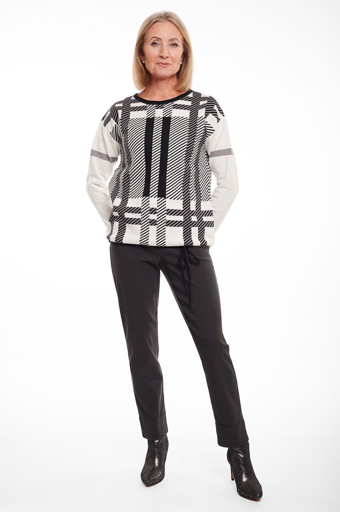 Robell Bella 09 Ankle Grazer Charcoal Grey 97