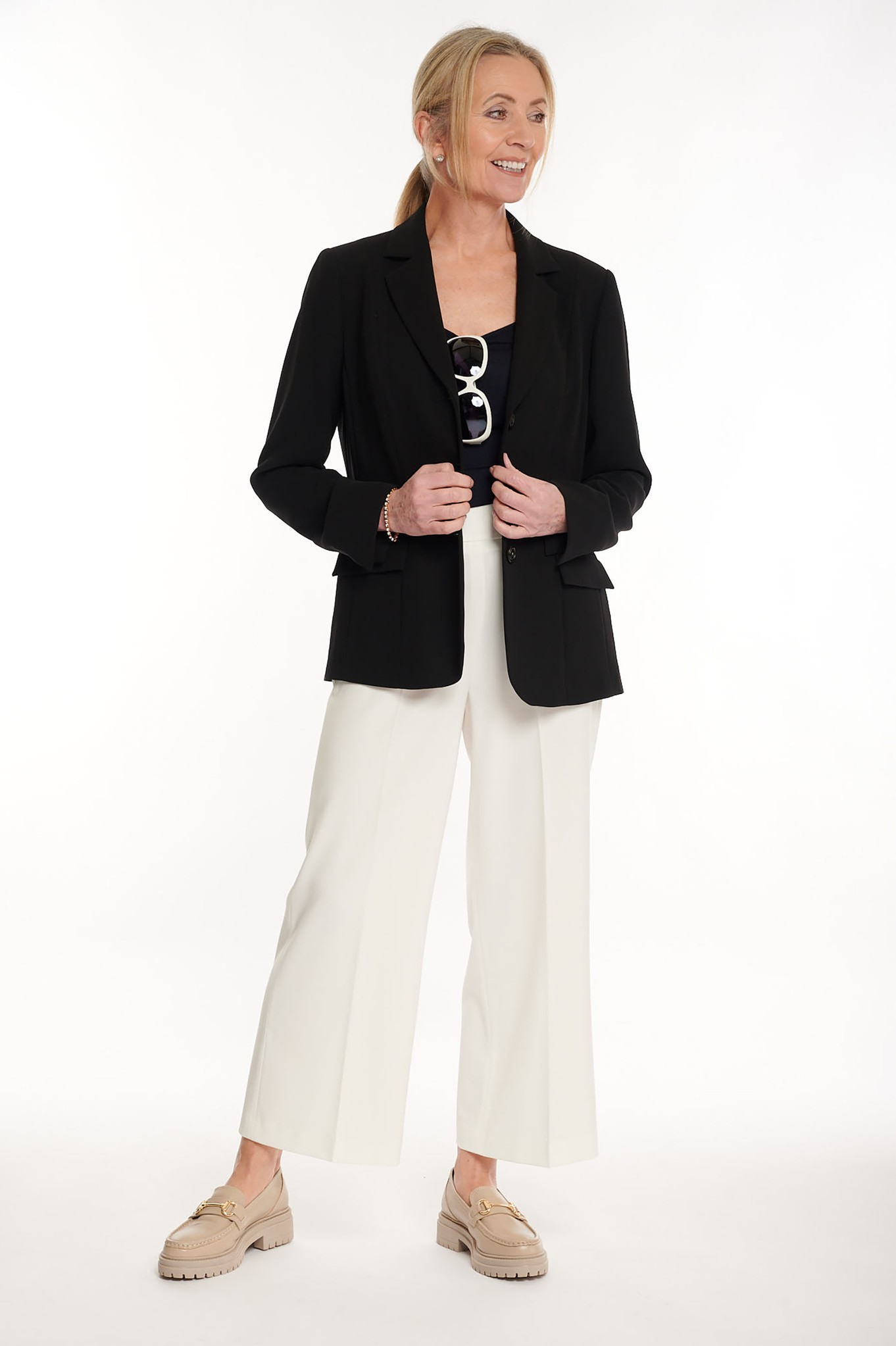 Robell Gigi 09 Classic Culottes Off White 112