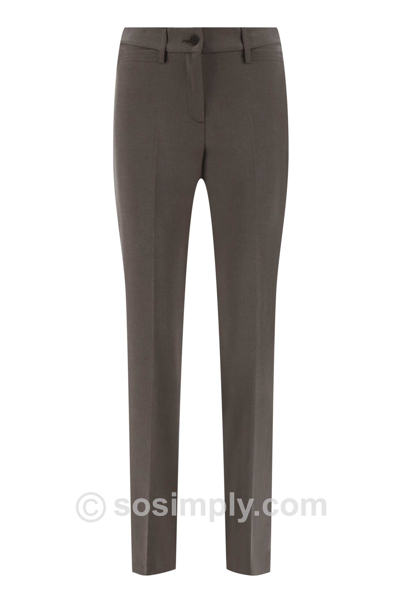 Robell Sissi Trousers Dark Taupe 1118