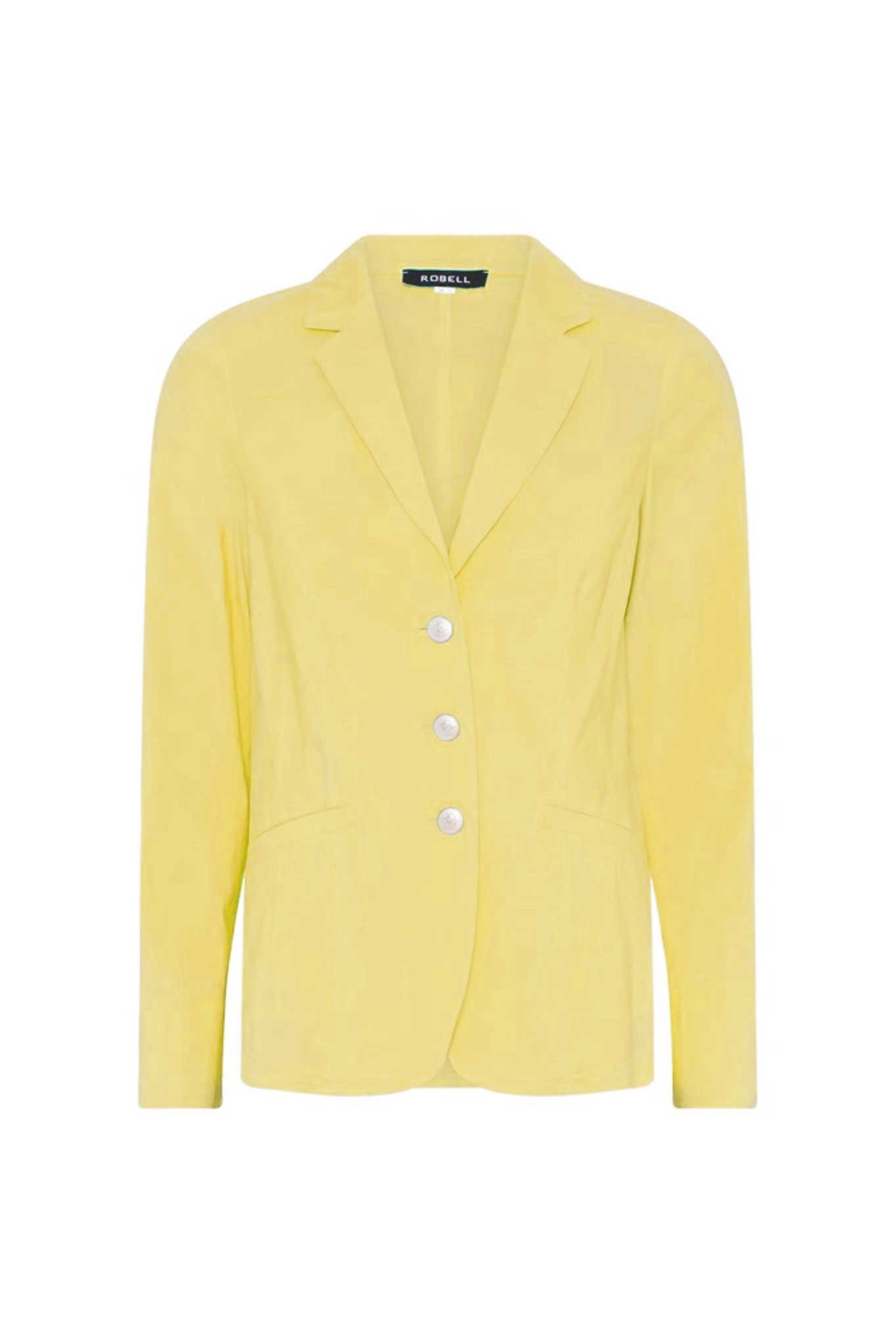Robell Emilia Blazer Pale Yellow 210