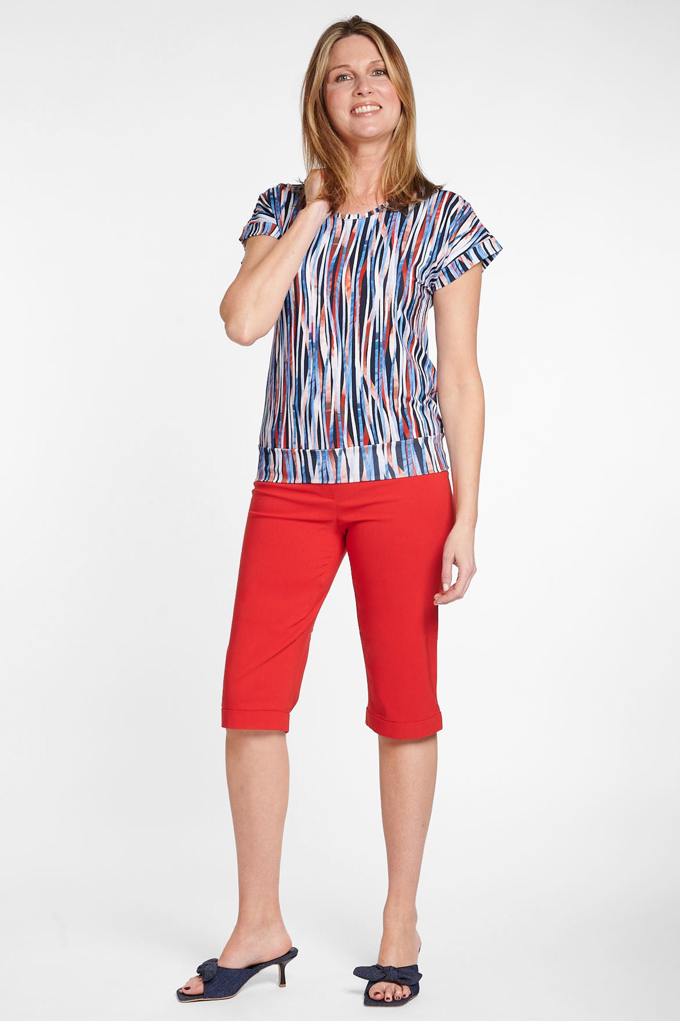 Robell Bella 05 Shorts Red 40