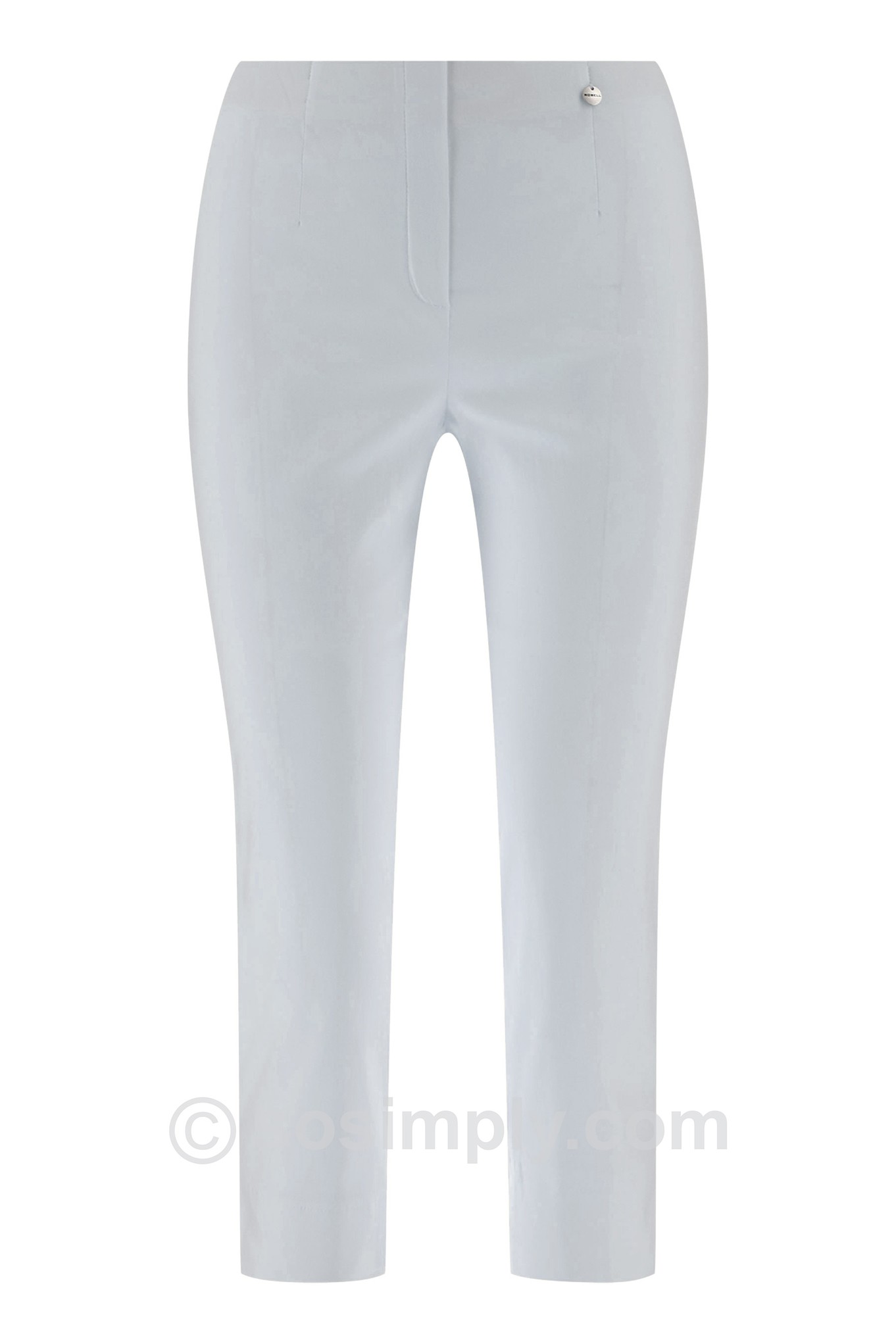 Robell Marie 07 Crop Trouser Pearl Grey 921