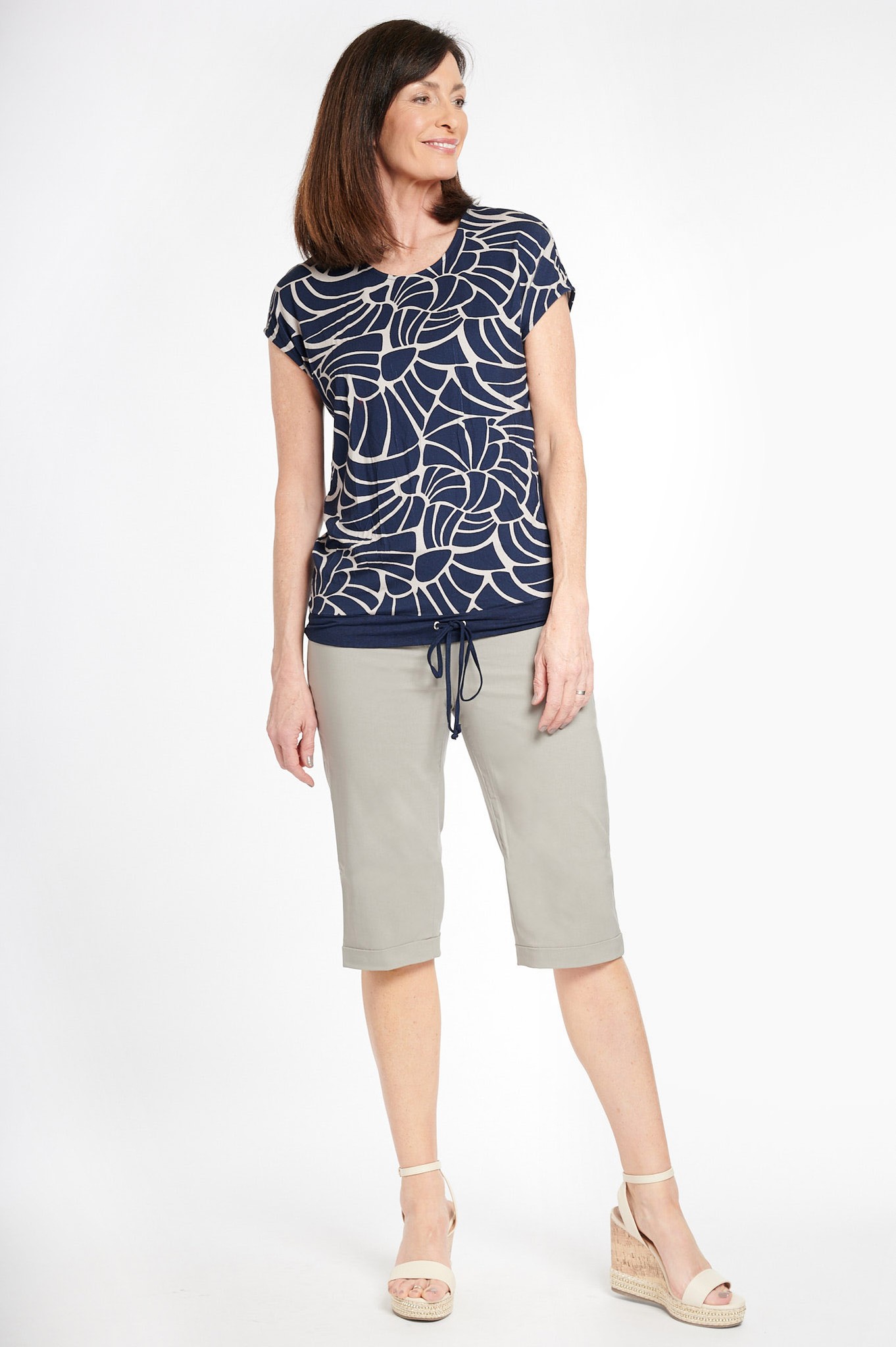 Robell Bella 05 Shorts Light Taupe 13