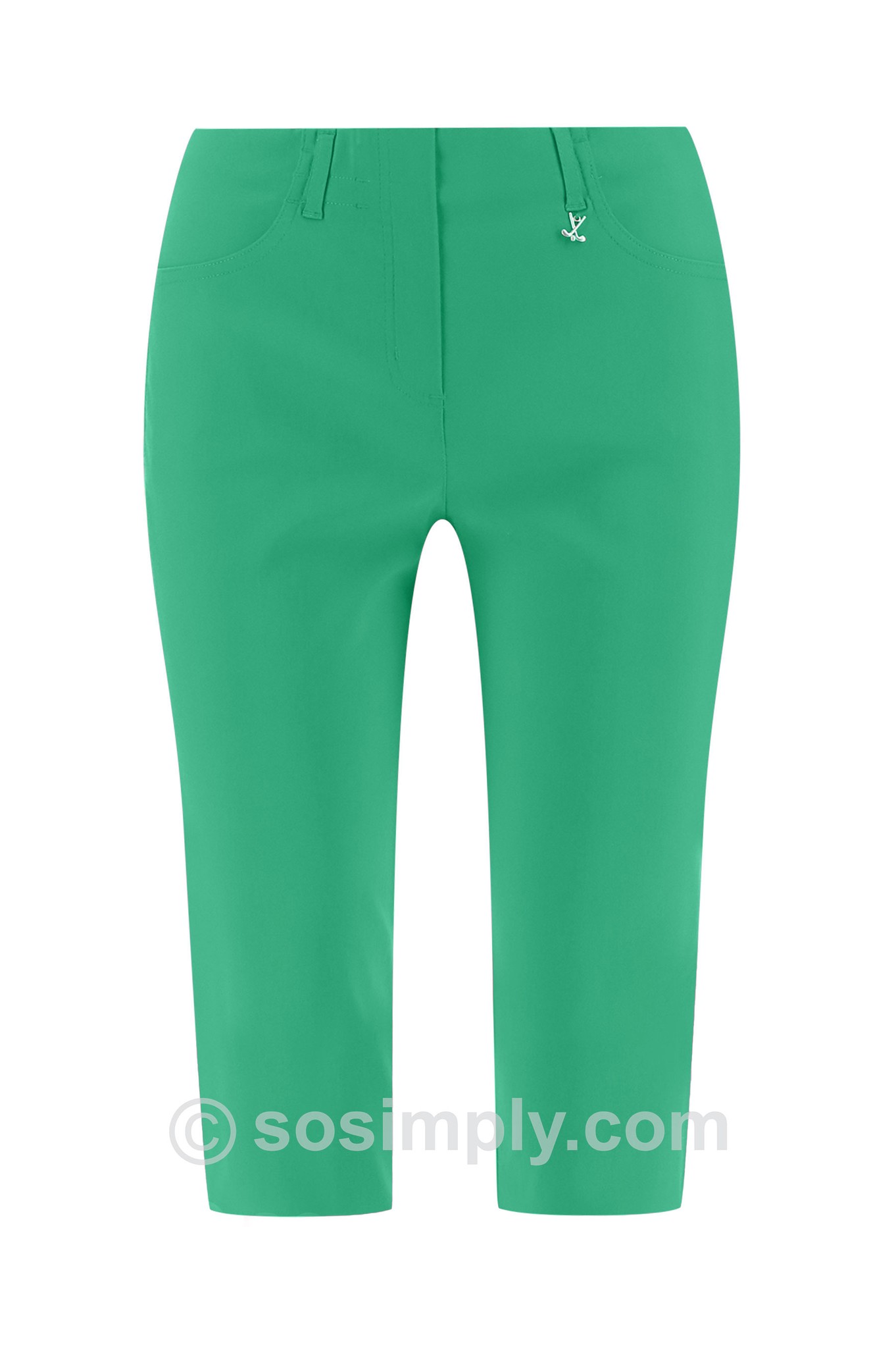 Robell Lexi 05 Golfing Shorts Emerald Green 843