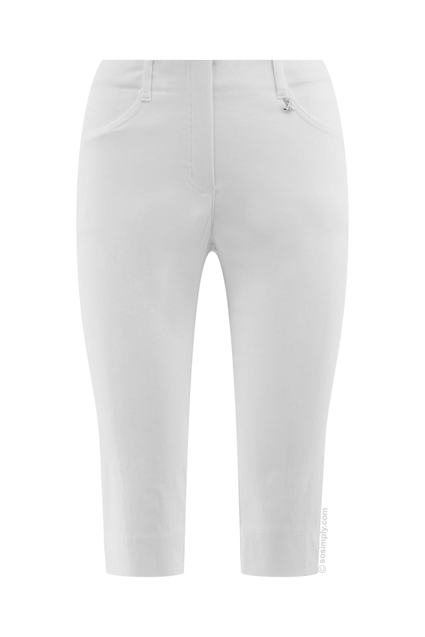 Robell Lexi 05 Golfing Shorts White 10