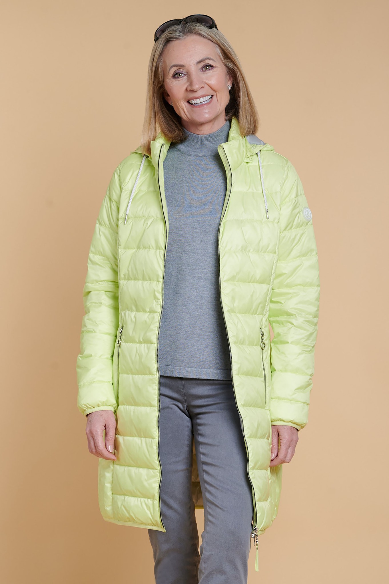 Frandsen Kaja Hooded Down Coat Citron 2392
