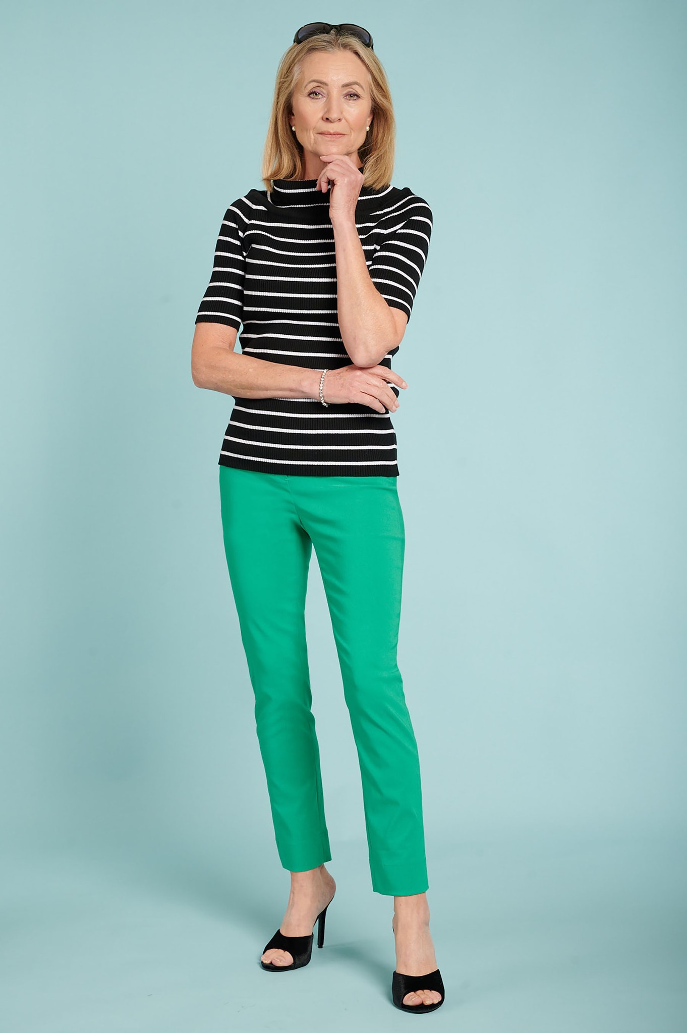 Robell Rose 09 Ankle Grazer Emerald Green 843