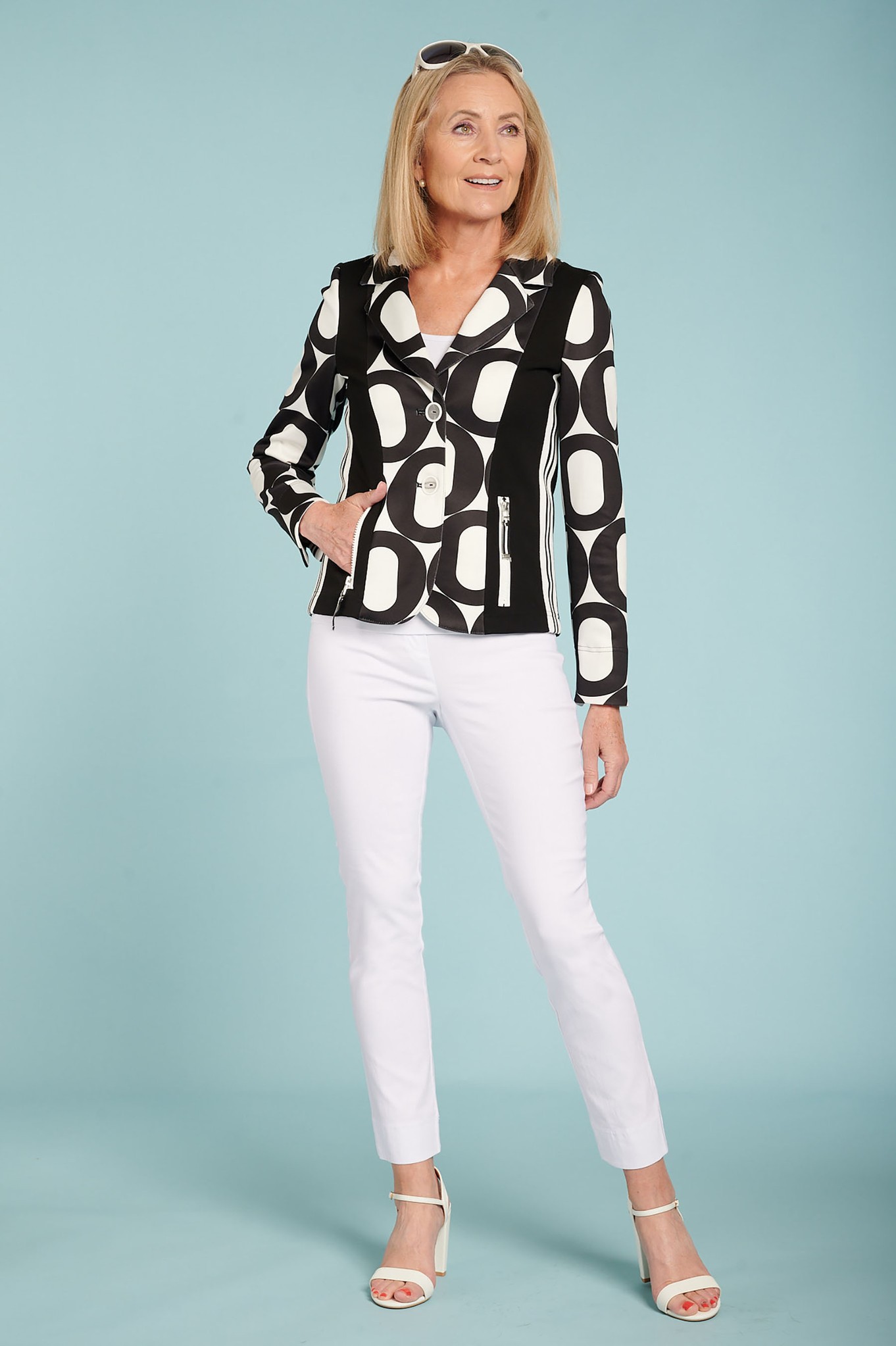 Robell Rose 09 Brown Zebra Pant