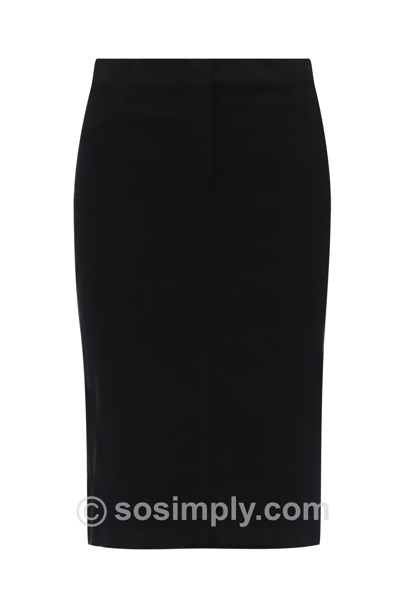 Robell Maraike Stretch Denim Skirt Black 90