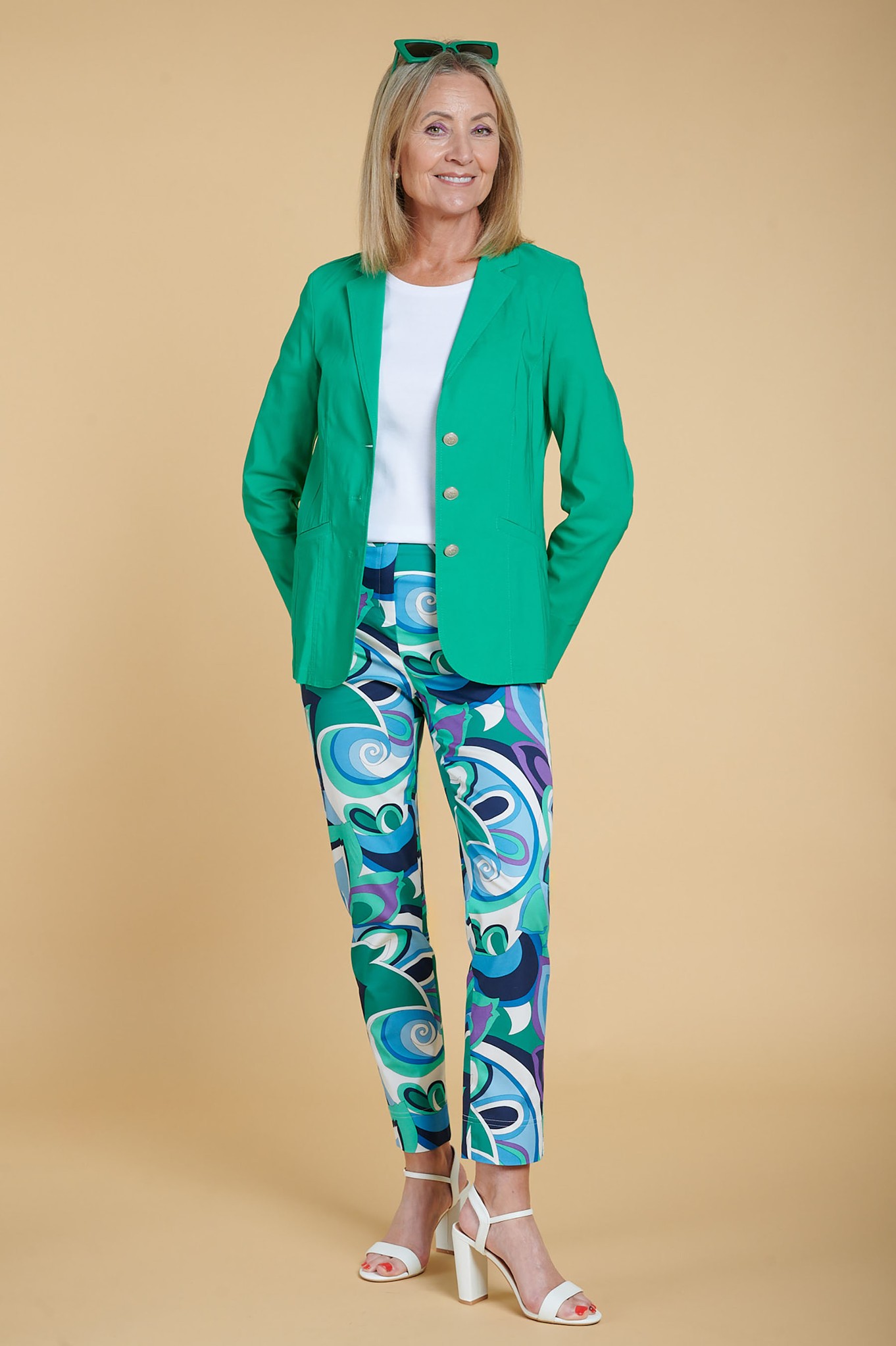 Robell Rose 09 Astratti Ankle Grazer Aqua Blue Mix 60