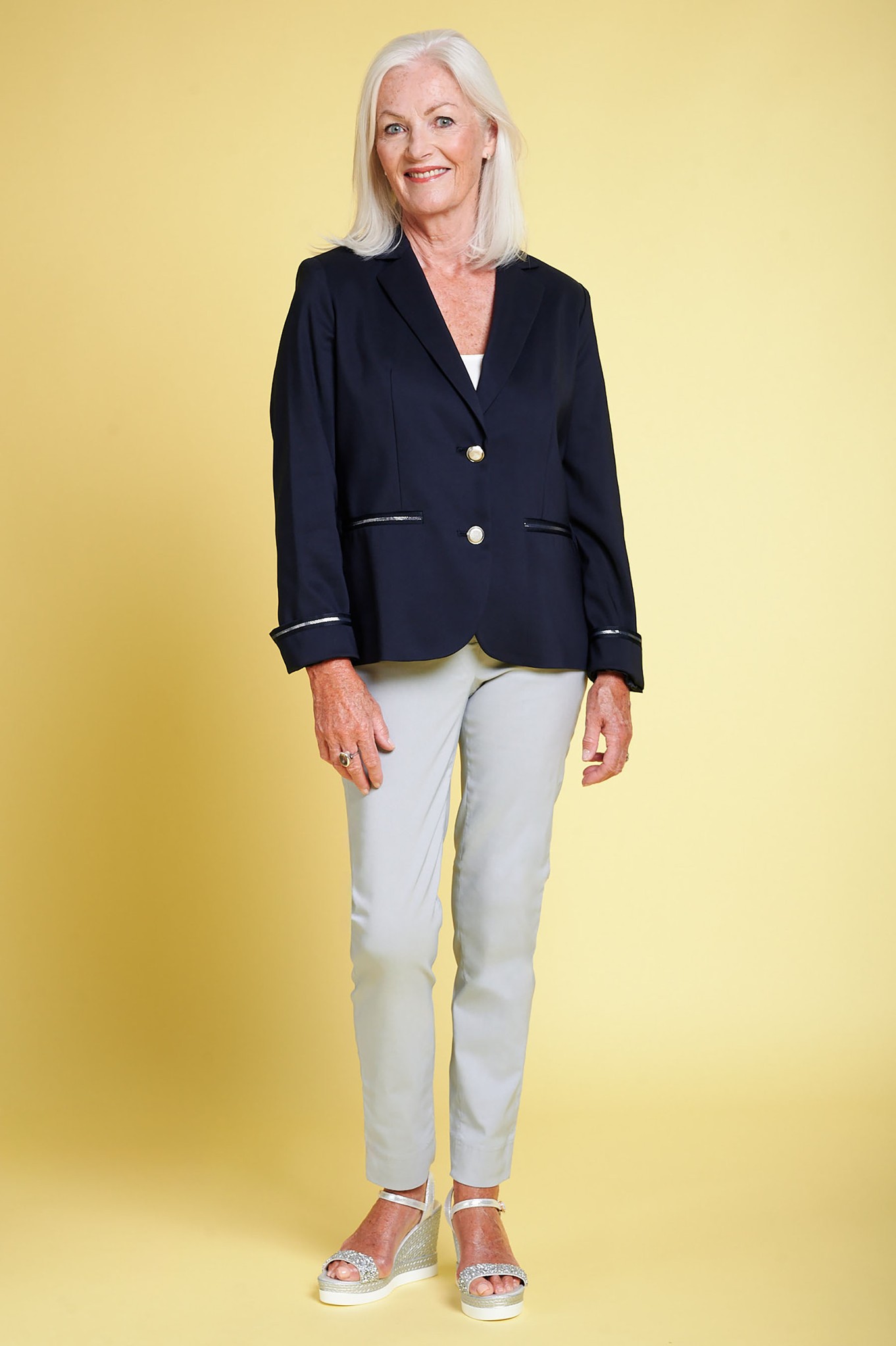 Robell Rose 09 Ankle Grazer Light Grey 920