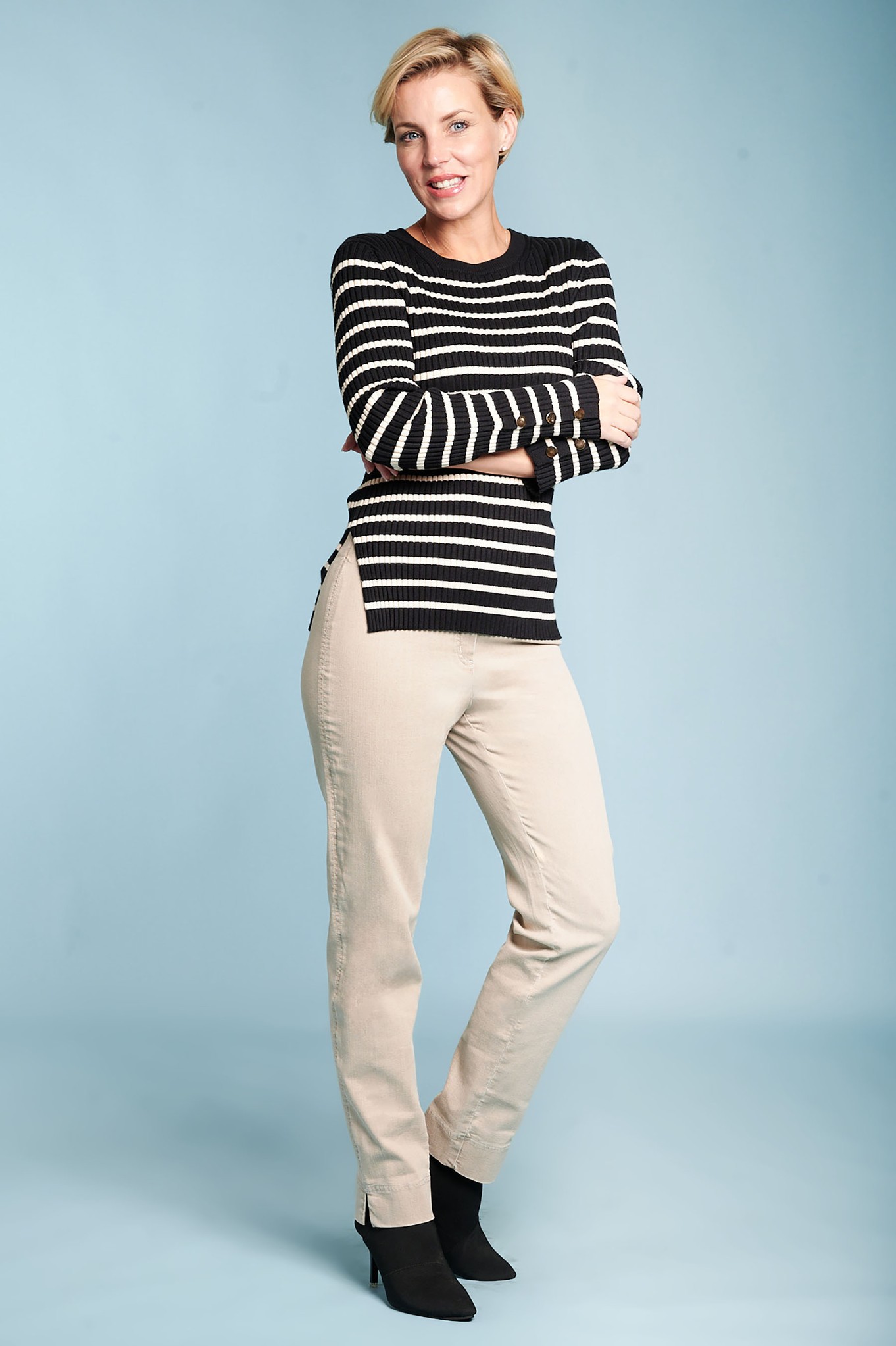 Robell Marie Denim Jean Beige 14