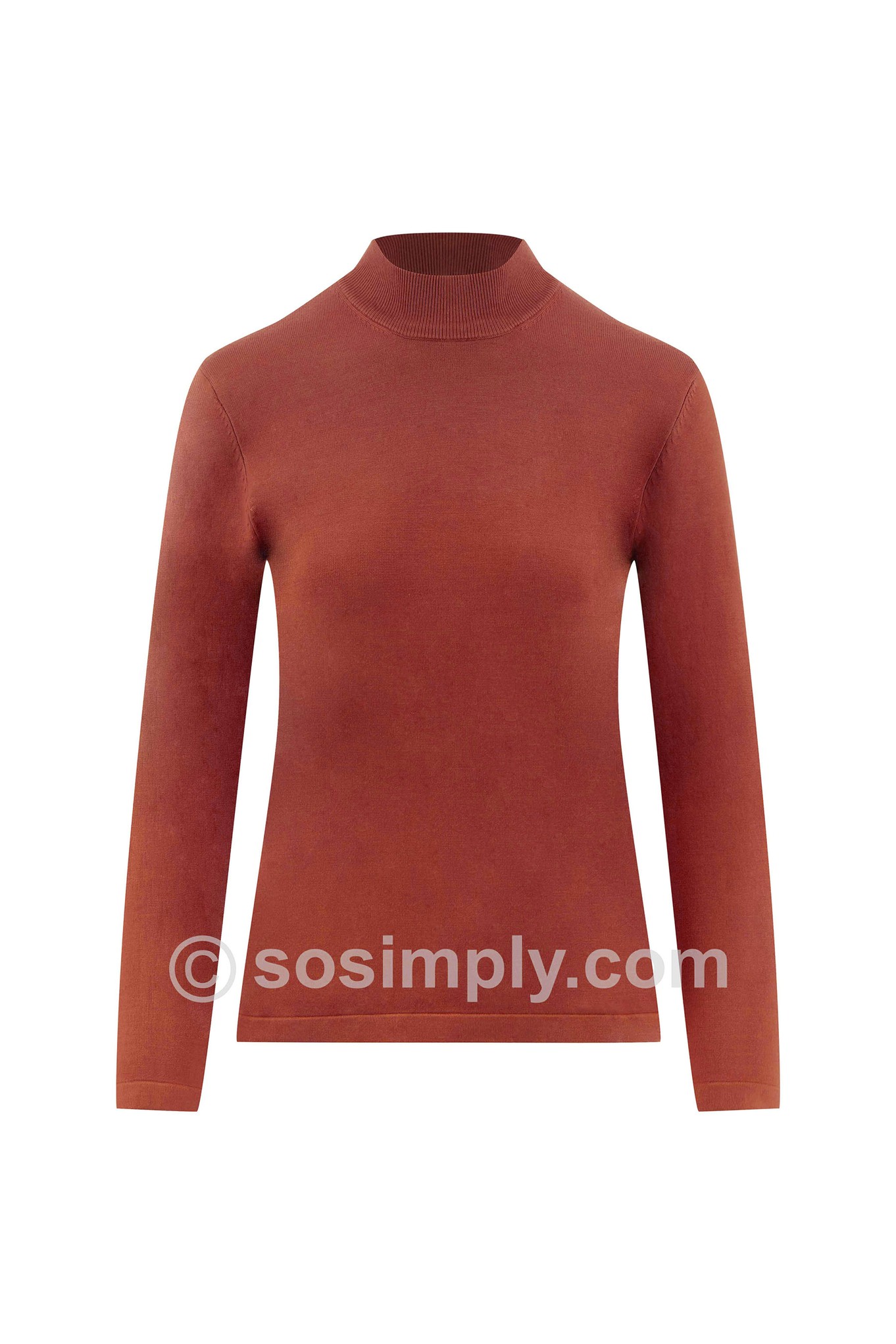Sunday Turtle Neck Jumper Cinnamon Stick 33-01