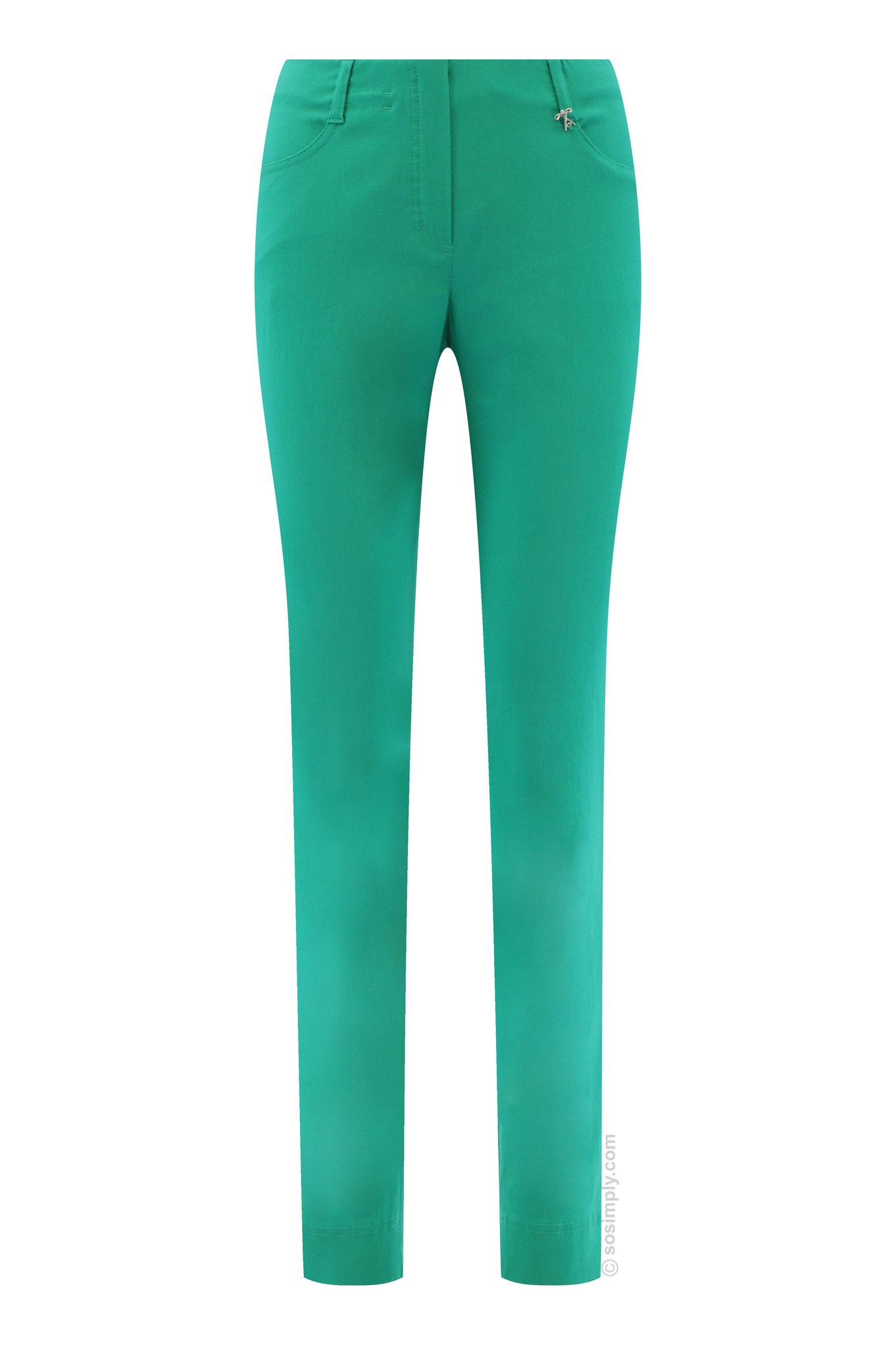 Robell Lexi F/L Golfing Trousers Golf Green 85
