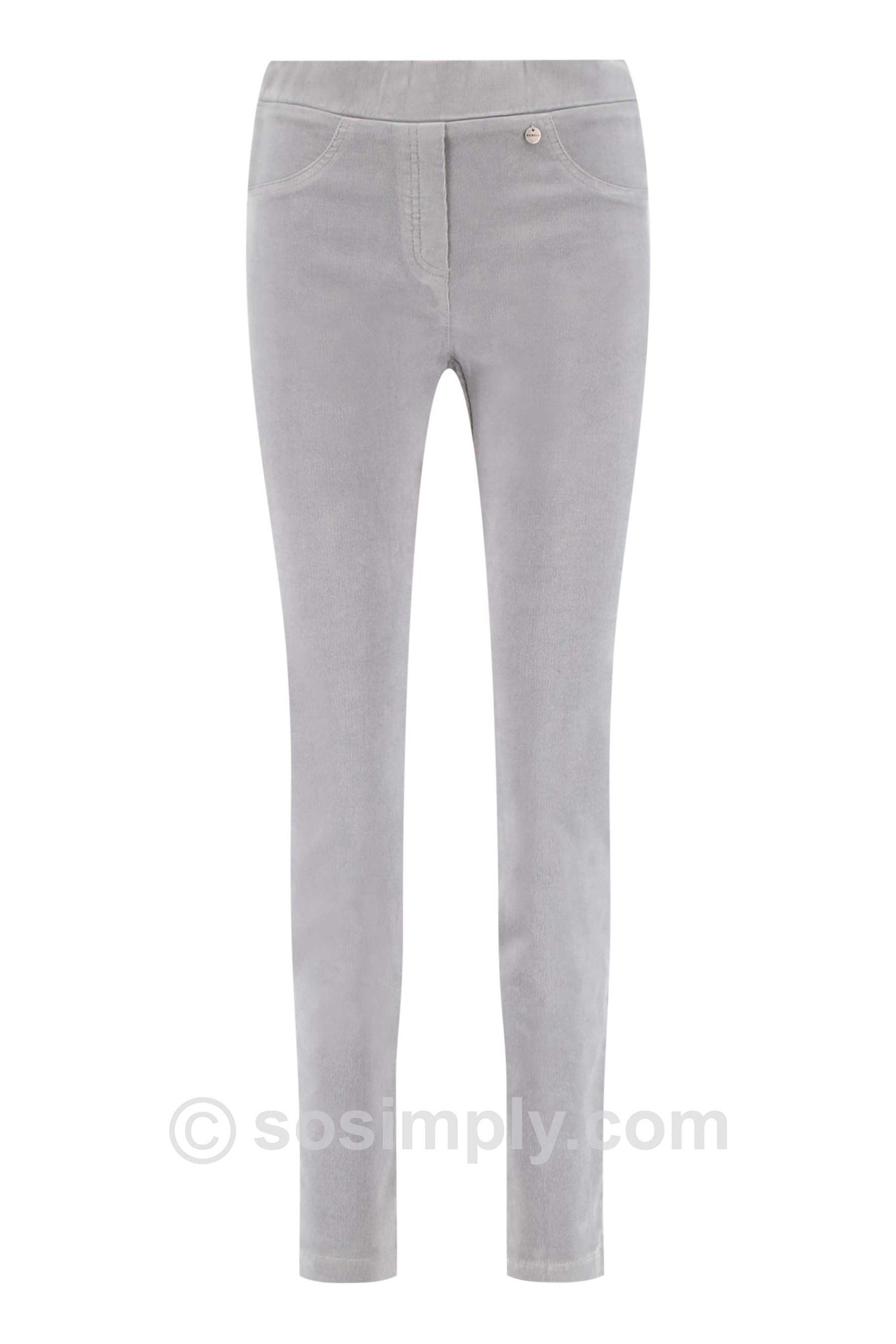 Robell Rose F/L Needlecord Silver 911