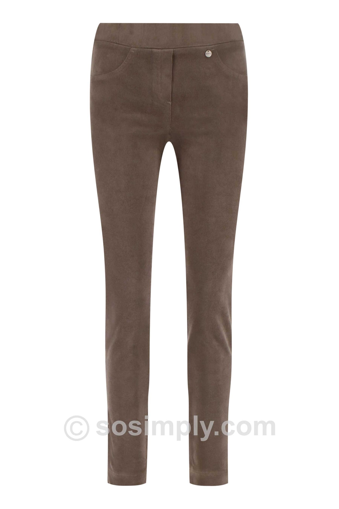Robell Rose F/L Needlecord Taupe 17