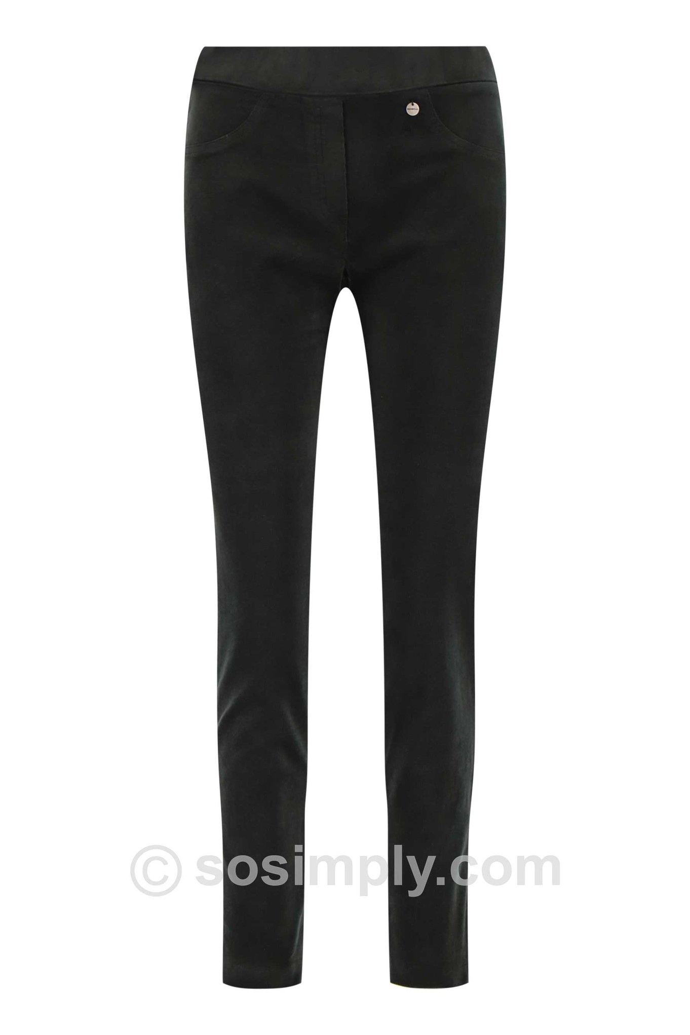 Robell Rose Petite Needlecord Forest Green 187