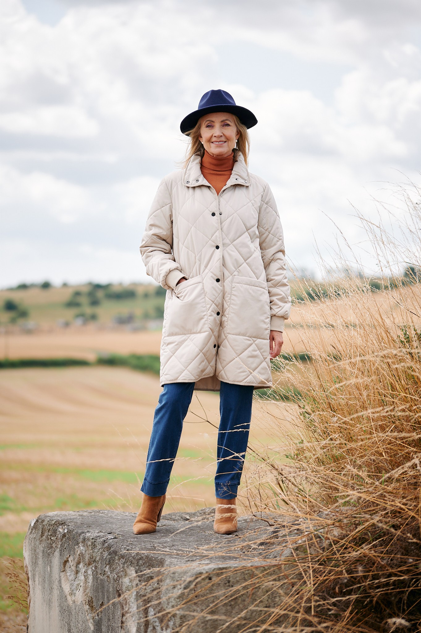 ジャケット・アウター Randy Fluffy trench mini dress Frandsen Sofie 2in1 Dual Climate Coat, 760-292