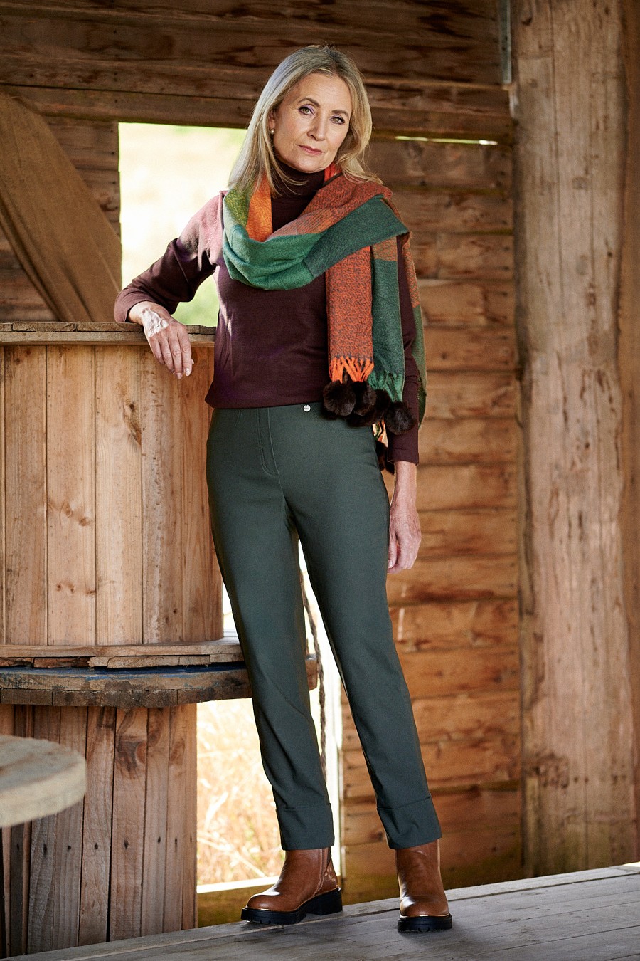 Robell Bella 09 Ankle Grazer Forest Green 187