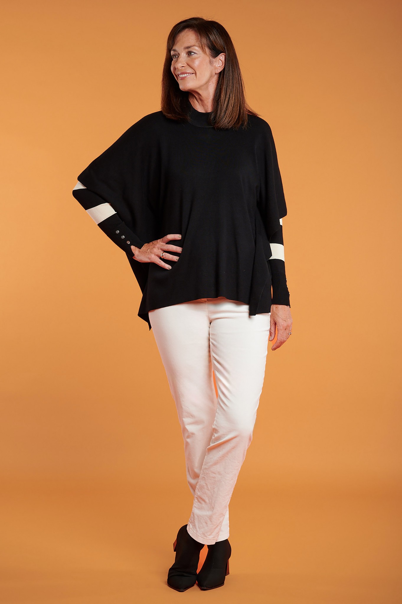 Robell Bella Needlecord Trousers Winter White 11