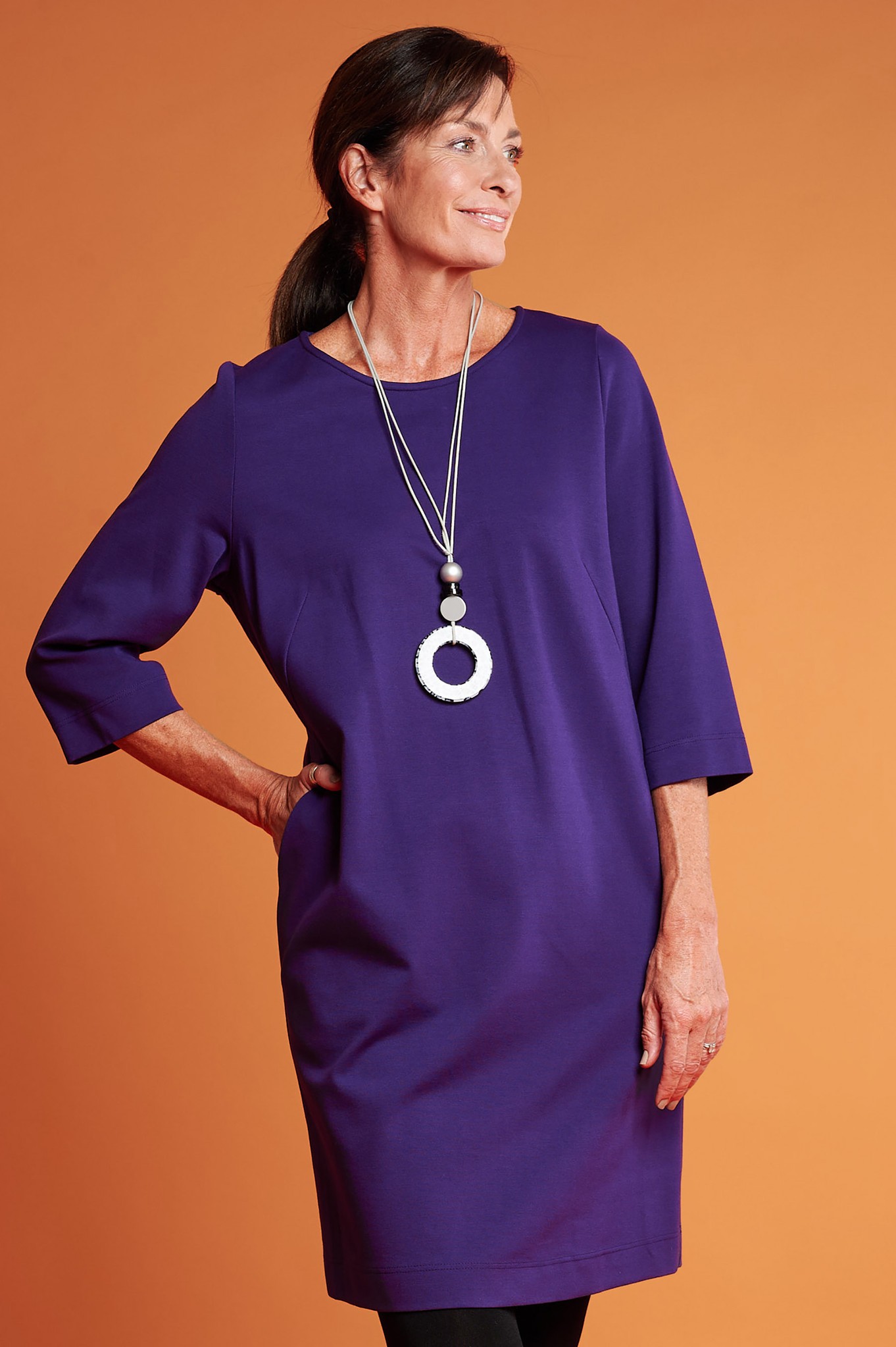 Noen Antonia Midi Dress Winter Purple 54