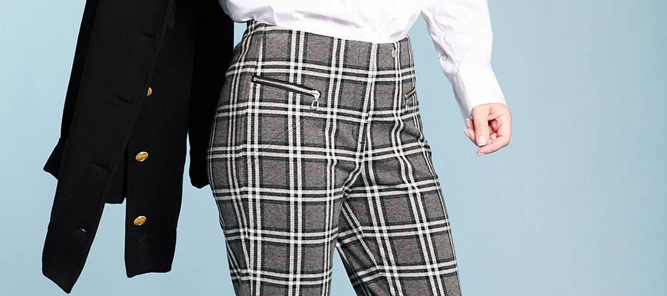 Robell Pattern Trousers